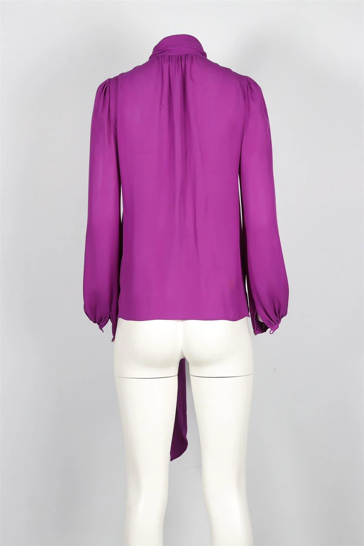 EMILIO PUCCI PURPLE SILK TOP IT 40 UK 8 - Image 4
