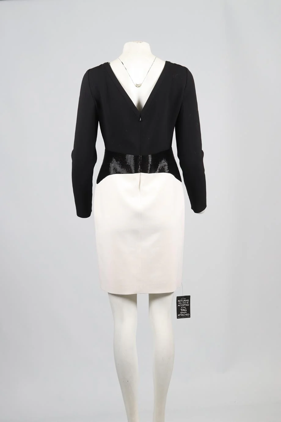 EMILIO PUCCI WOOL BLEND MINI DRESS UK 12 - Image 4