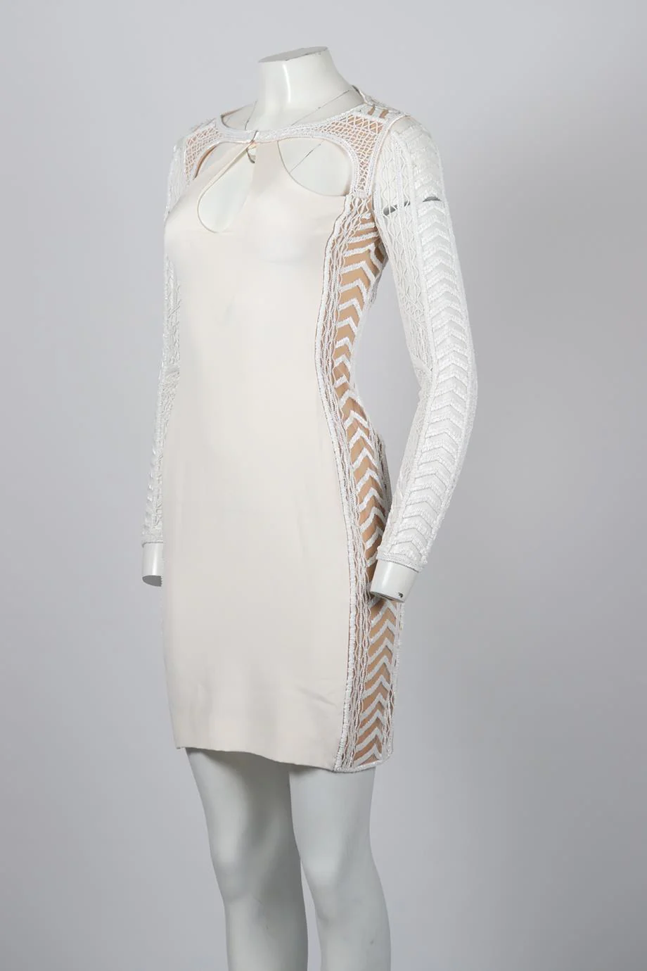 EMILLIO PUCCI SEQUINNED SILK MINI DRESS IT 38 UK 6 - Image 3