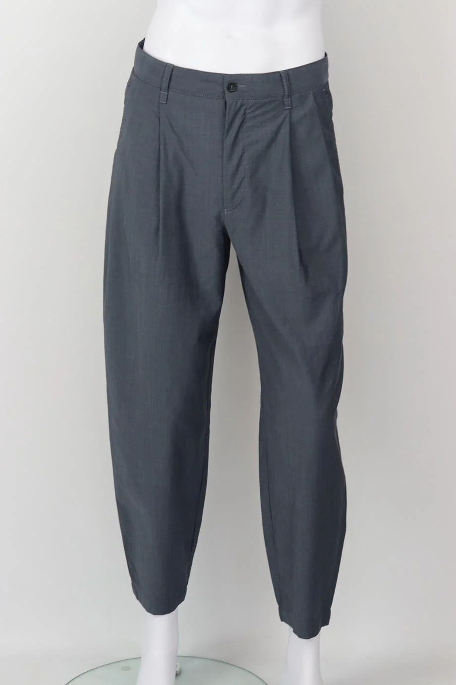 EMPORIO ARMANI MEN'S WOOL TAPERED PANTS IT 46 UK/US WAIST 30 - Image 2