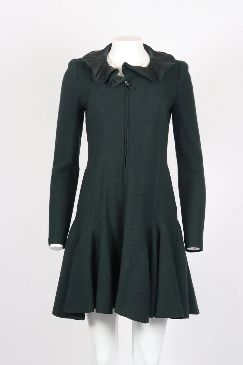 EMPORIO ARMANI WOOL MINI DRESS IT 40 UK 8 - Image 2