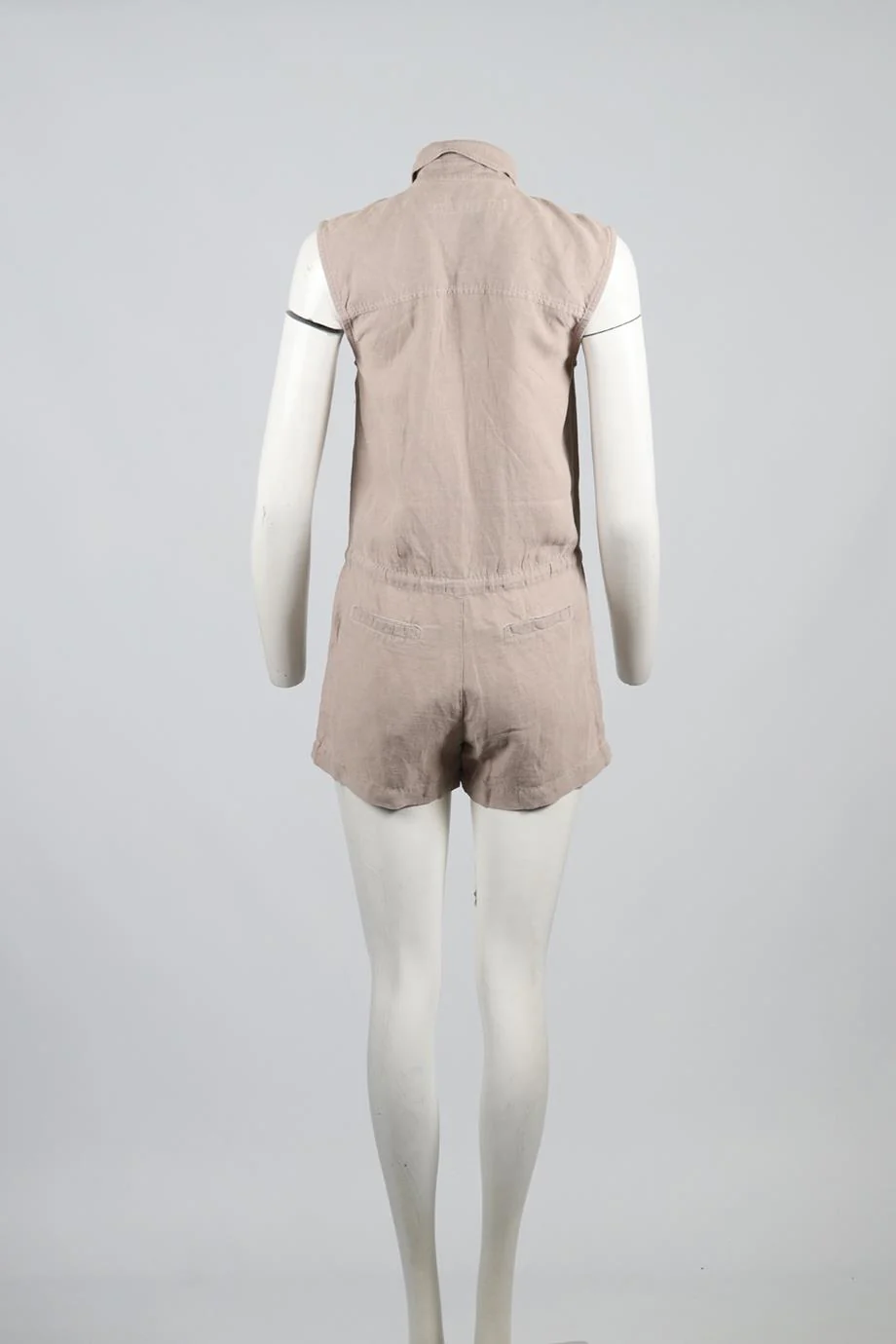 ENZA COSTA LINEN BLEND PLAYSUIT UK 8 - Image 4