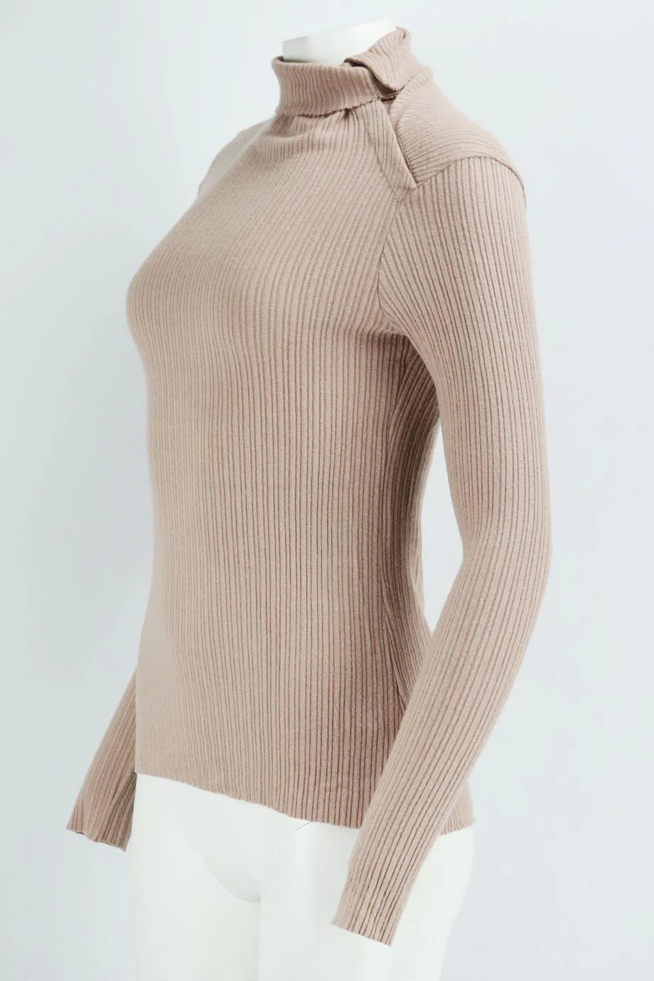 ENZA COSTA RIBBED MODAL BLEND TOP MEDIUM - Image 3