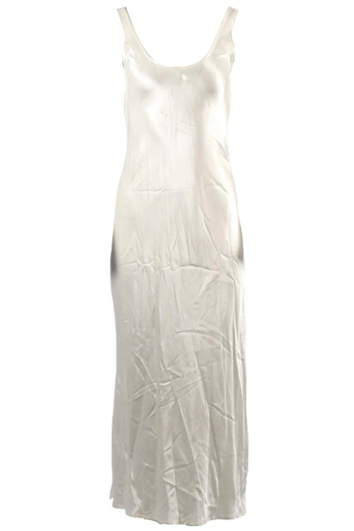 ENZA COSTA SATIN MAXI DRESS US 0 UK 4
