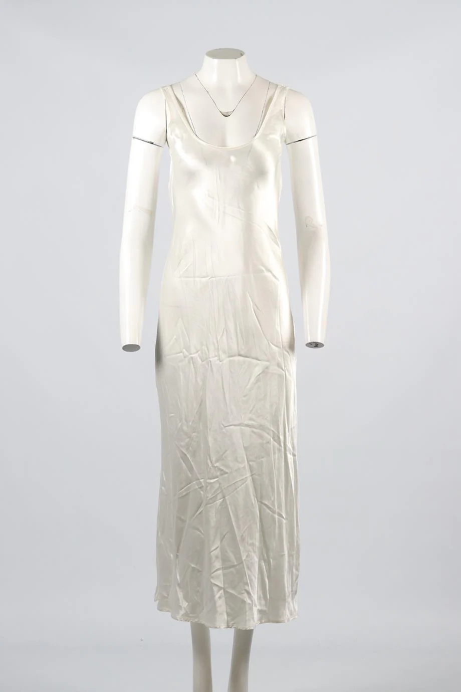 ENZA COSTA SATIN MAXI DRESS US 0 UK 4 - Image 2