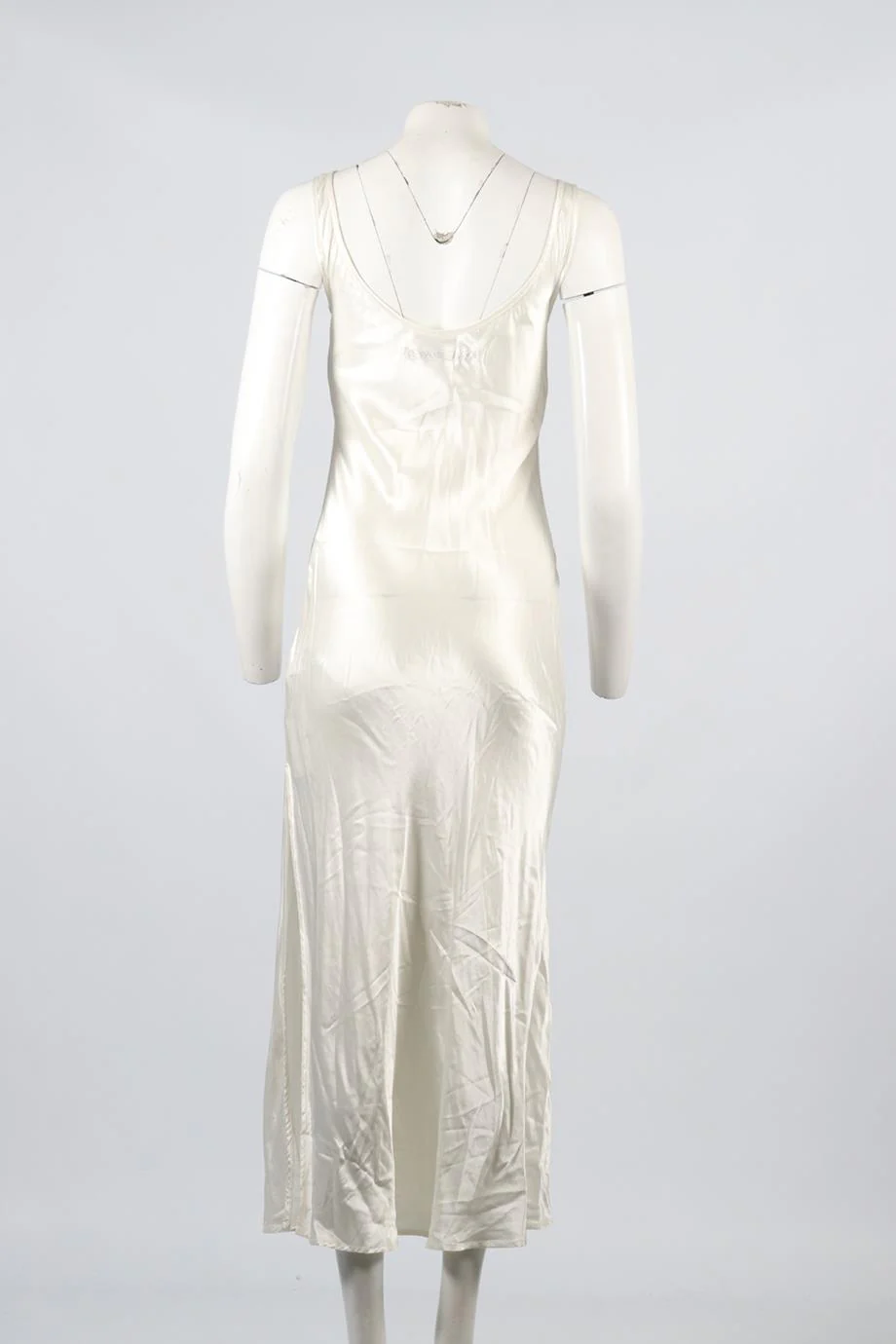 ENZA COSTA SATIN MAXI DRESS US 0 UK 4 - Image 4