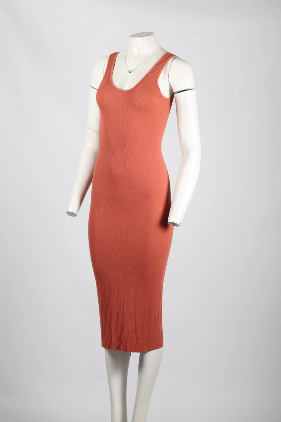 ENZA COSTA SILK BLEND MIDI DRESS MEDIUM - Image 3