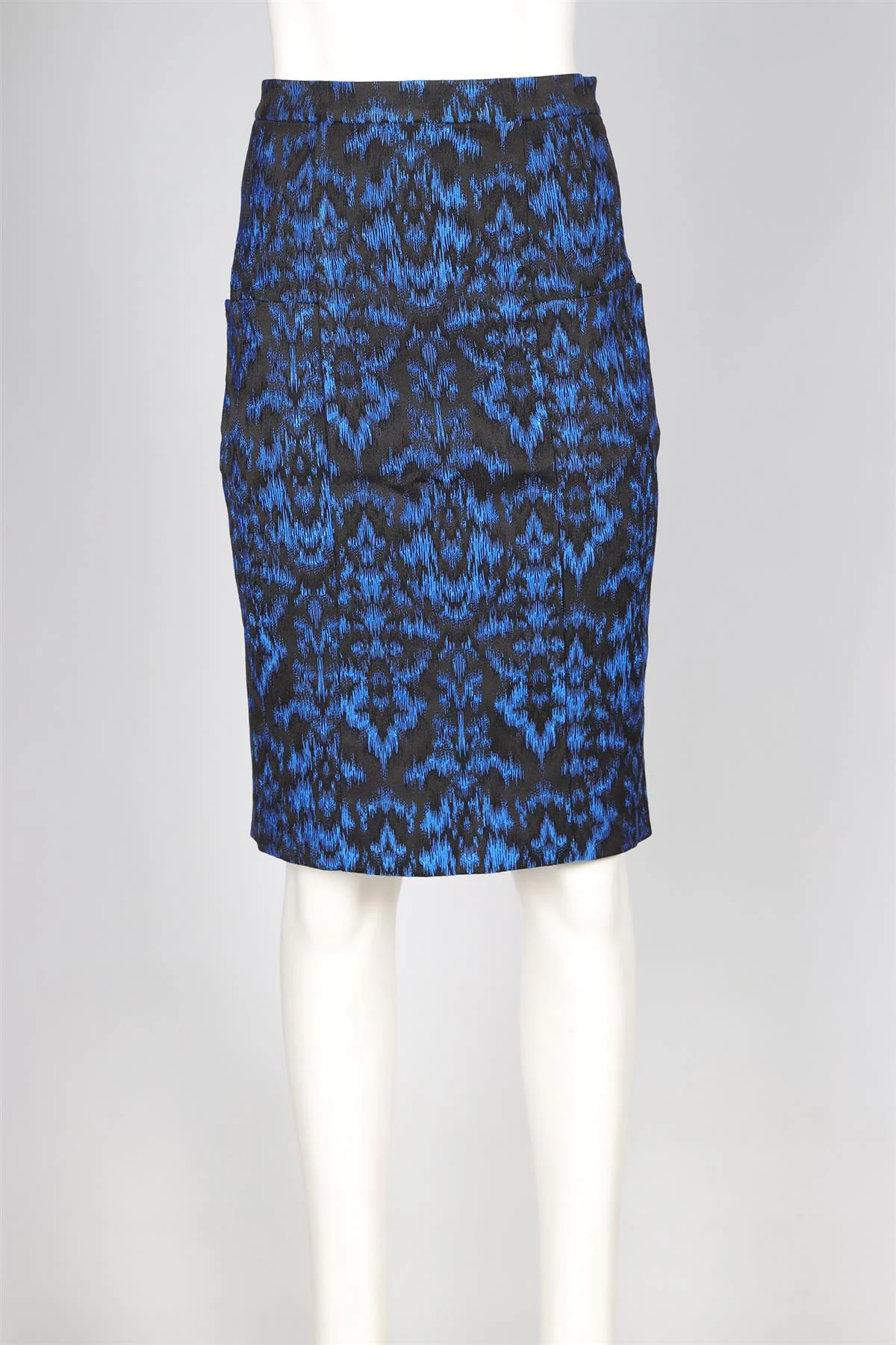 ERDEM BLACK JACQUARD MIDI SKIRT UK 8 US 4 - Image 2
