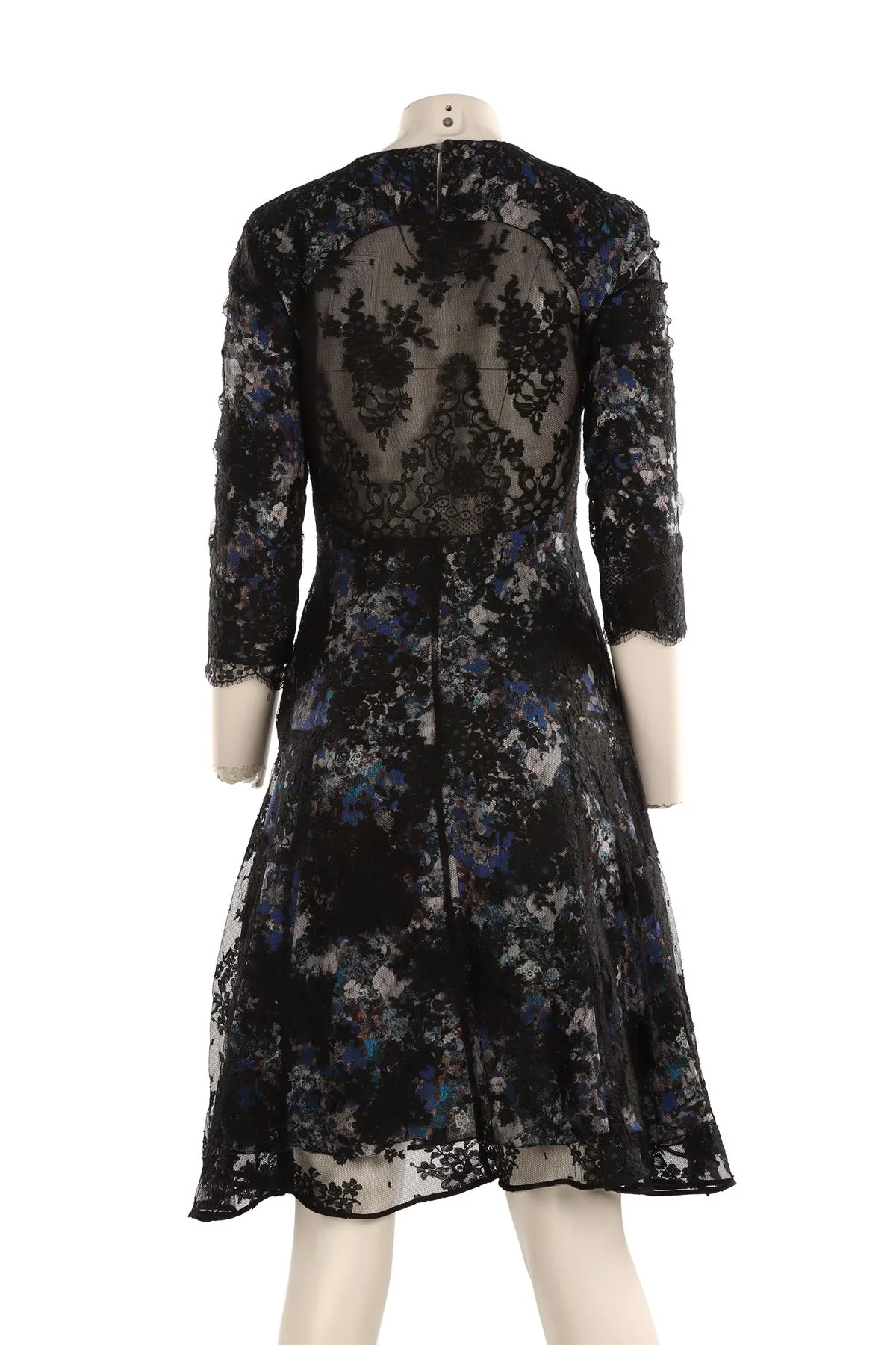 ERDEM BLACK LACE DRESS UK 10 - Image 4
