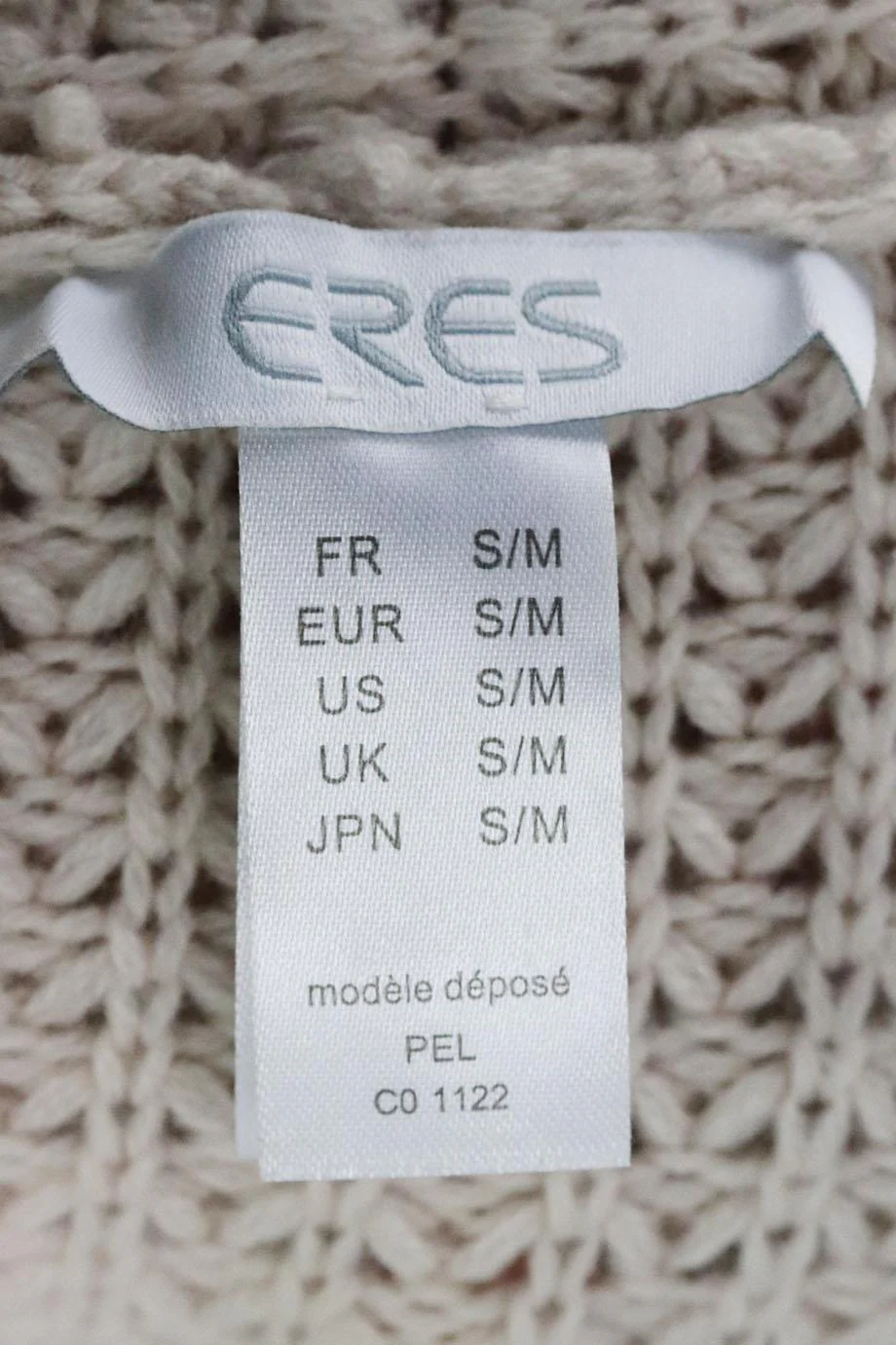 ERES WAFFLE KNIT WOOL AND CASHMERE BLEND CARDIGAN SMALL/MEDIUM - Image 5