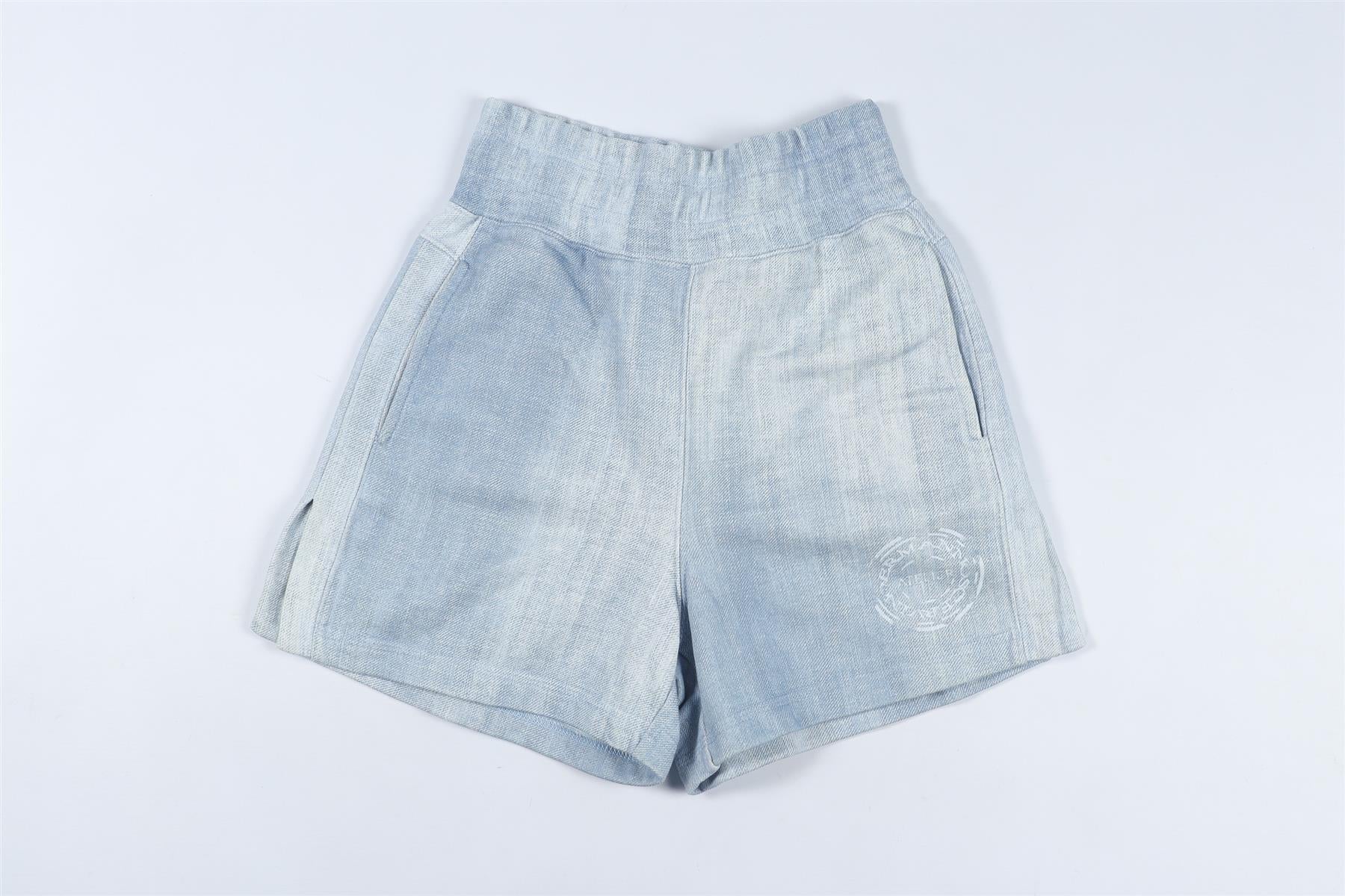 ERMANNO SCERVINO BLUE COTTON SHORTS XSMALL - Image 2