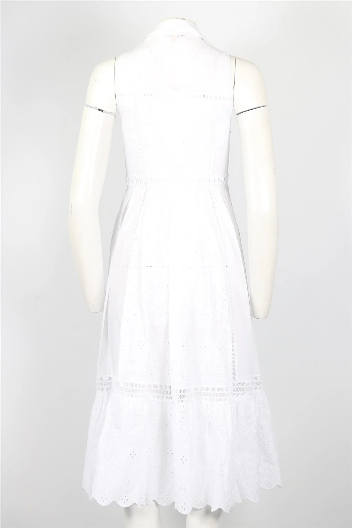 ERMANNO SCERVINO COTTON MIDI DRESS XSMALL - Image 4