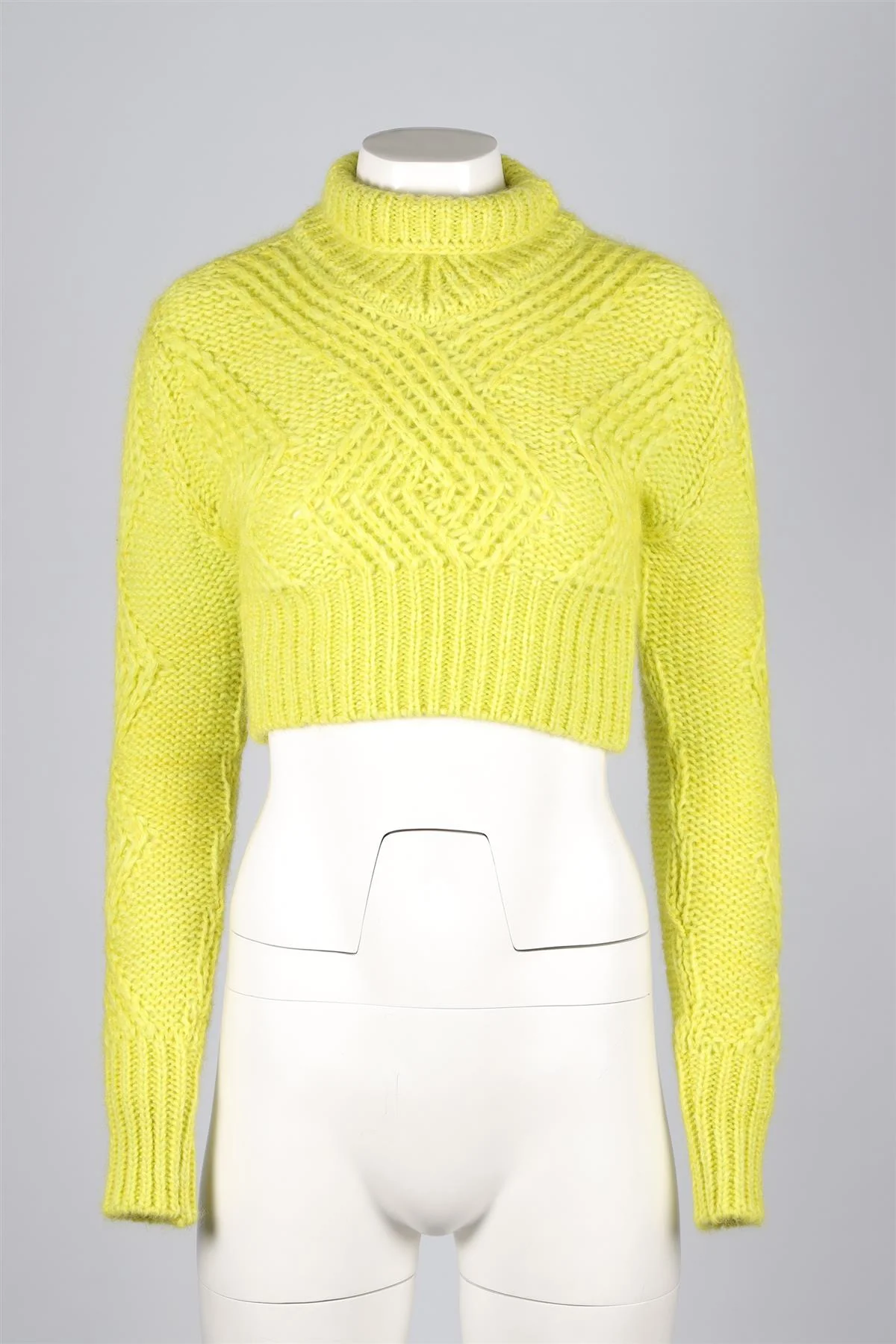 ERMANNO SCERVINO GREEN WOOL SWEATER SMALL - Image 2