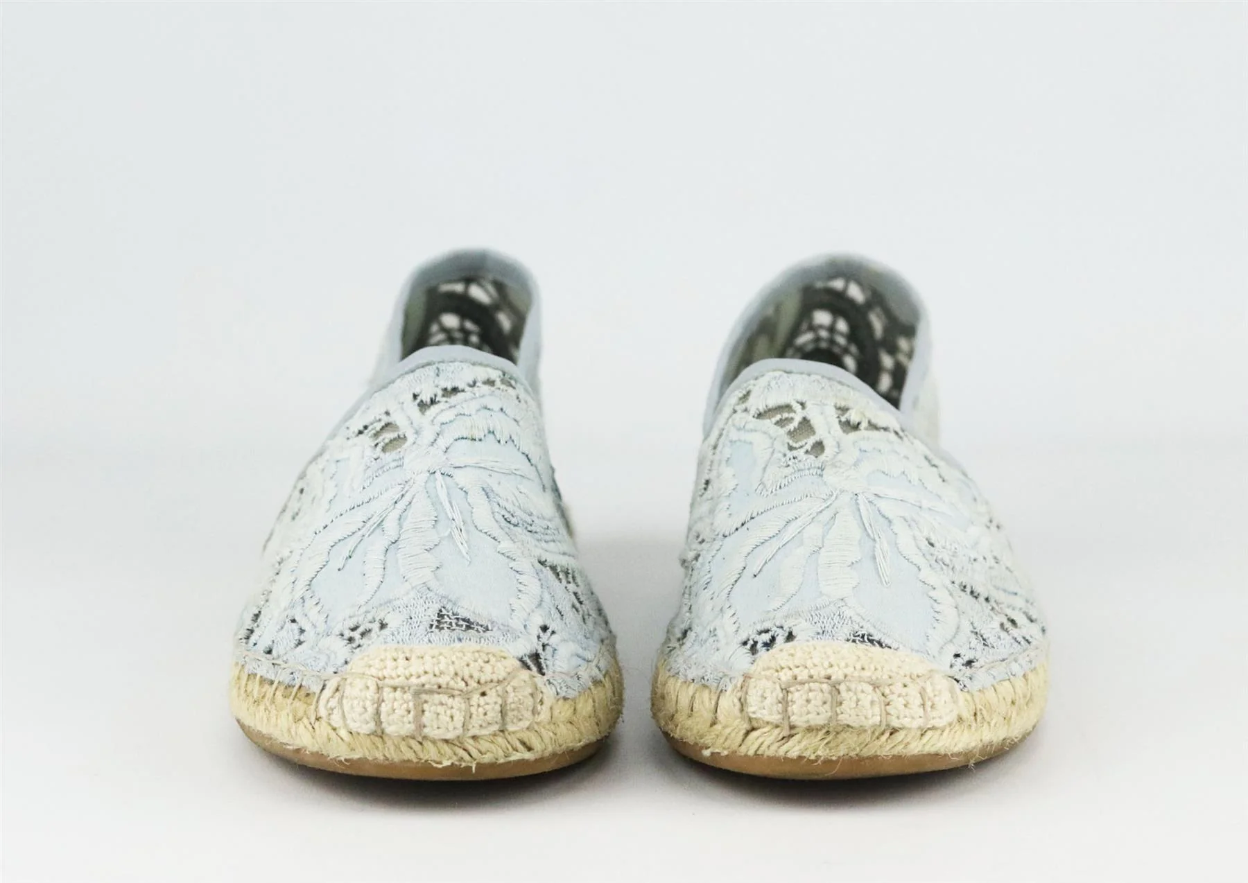 ERMANNO SCERVINO LEATHER TIMMED CORDED LACE ESPADRILLES EU 38 UK 5 US 8 - Image 3
