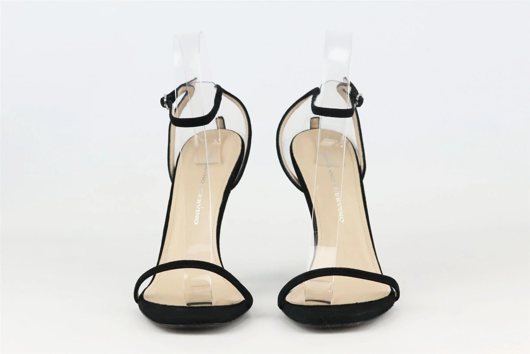ERMANNO SCERVINO SUEDE AND PVC SANDALS EU 38.5 UK 5.5 US 8.5 - Image 4