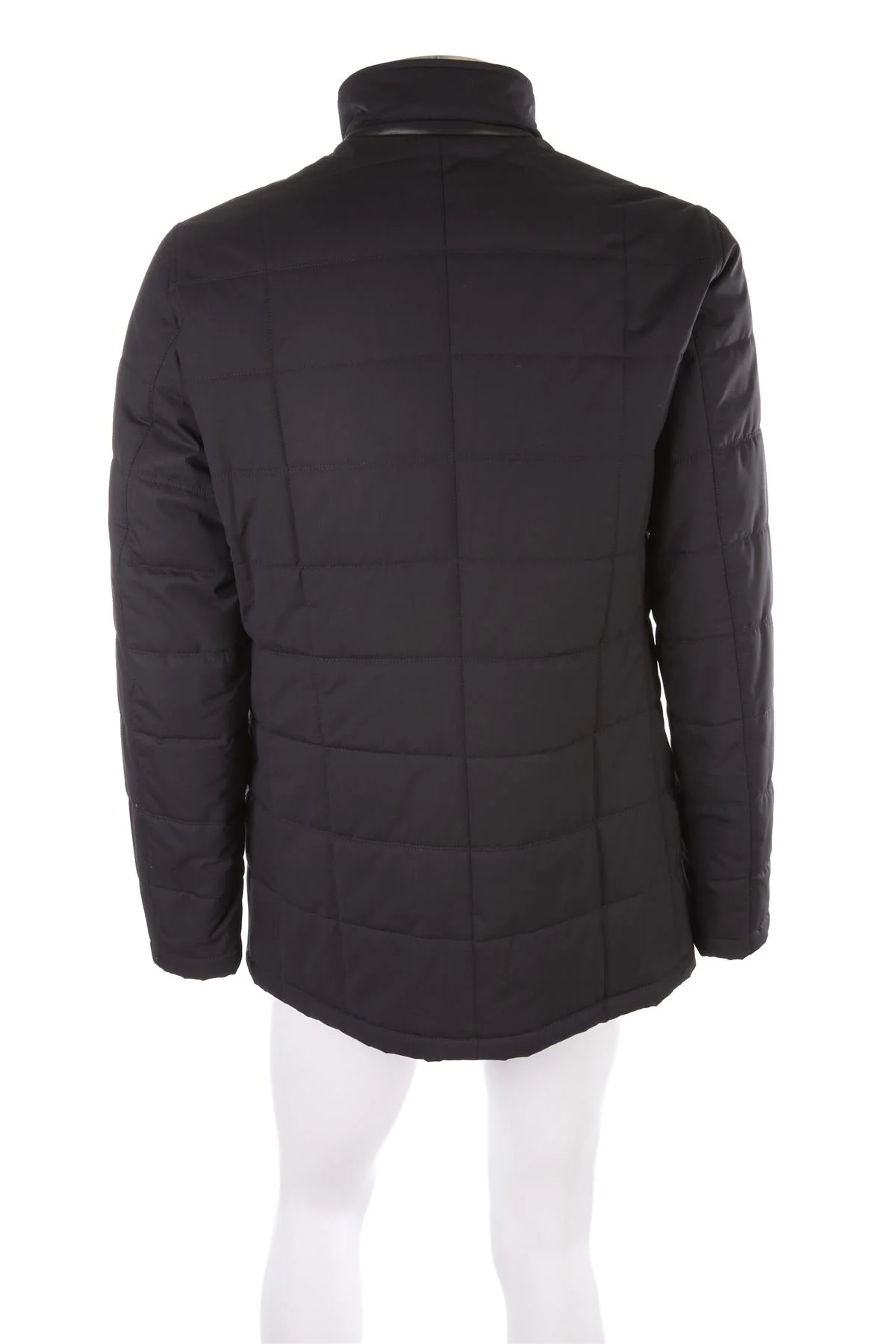 ERMENEGILDO ZEGNA NAVY MEN'S PADDED WOOL JACKET US/UK 42 FR 52 IT 52 - Image 4