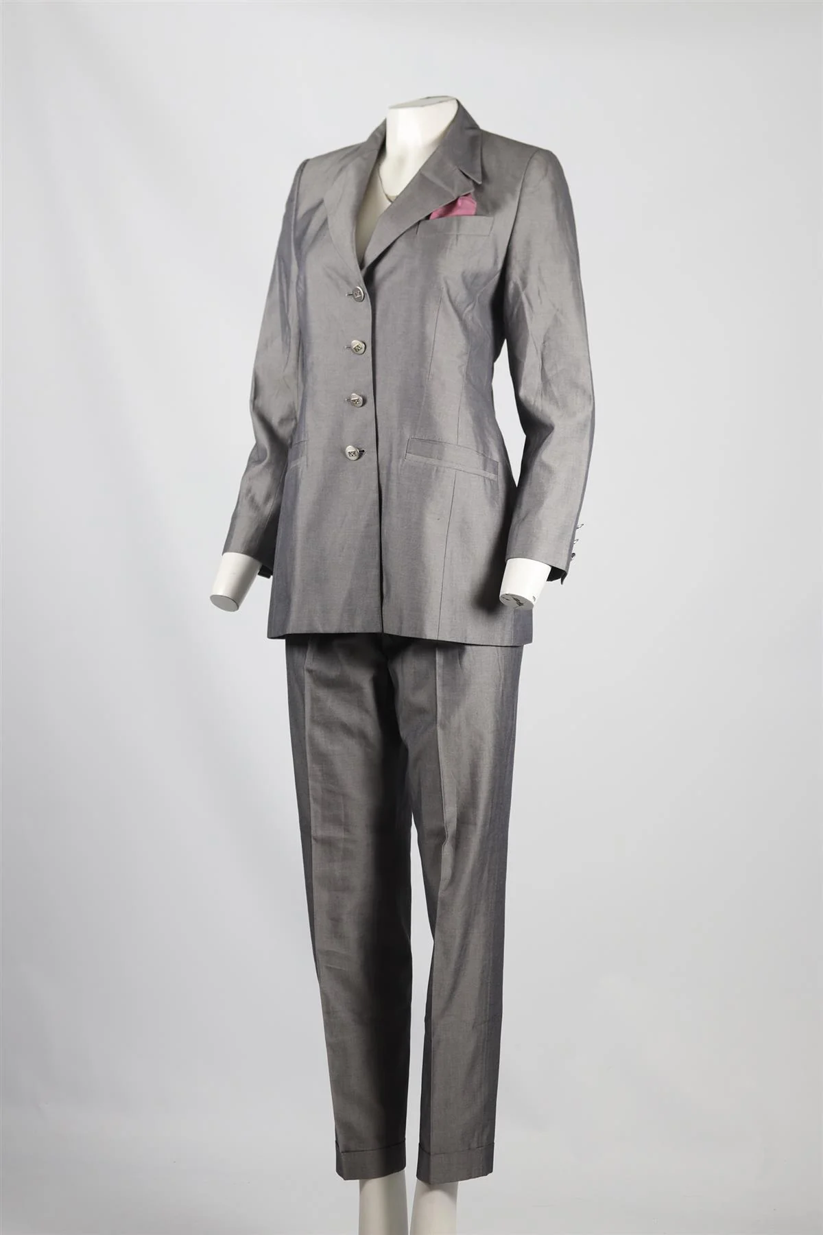 ESCADA COTTON TWO PIECE SUIT DK 40 UK 14 - Image 3