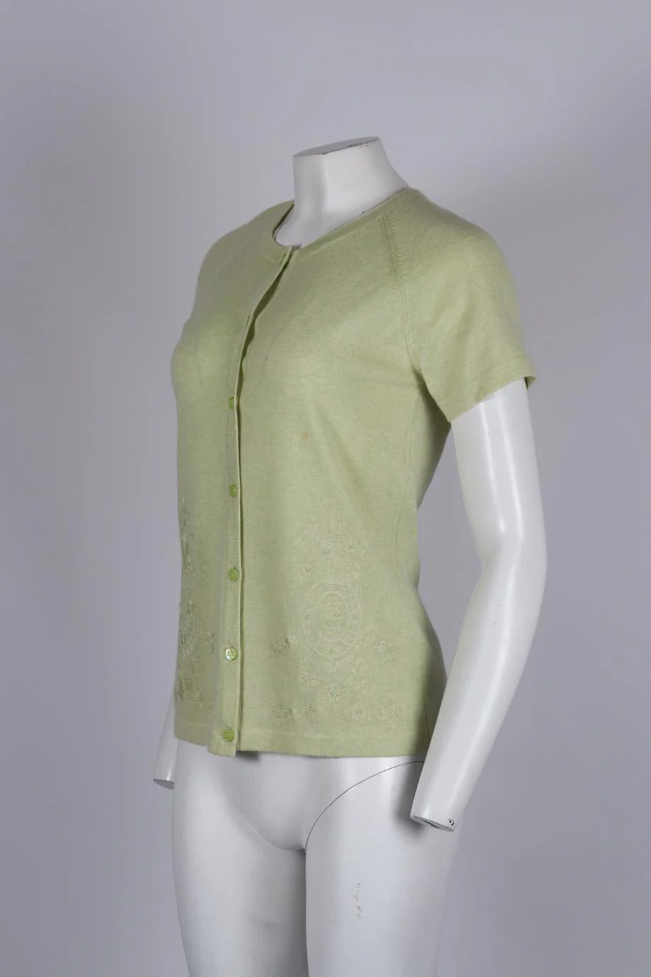 ESCADA EMBROIDERED CASHMERE CARDIGAN DE 38 UK 12 - Image 3