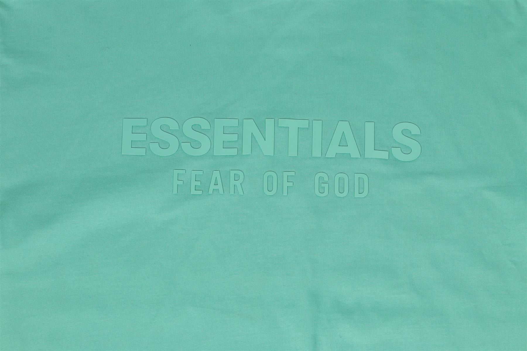 ESSENTIALS GREEN KIDS BOYS T-SHIRT 10 YEARS - Image 3
