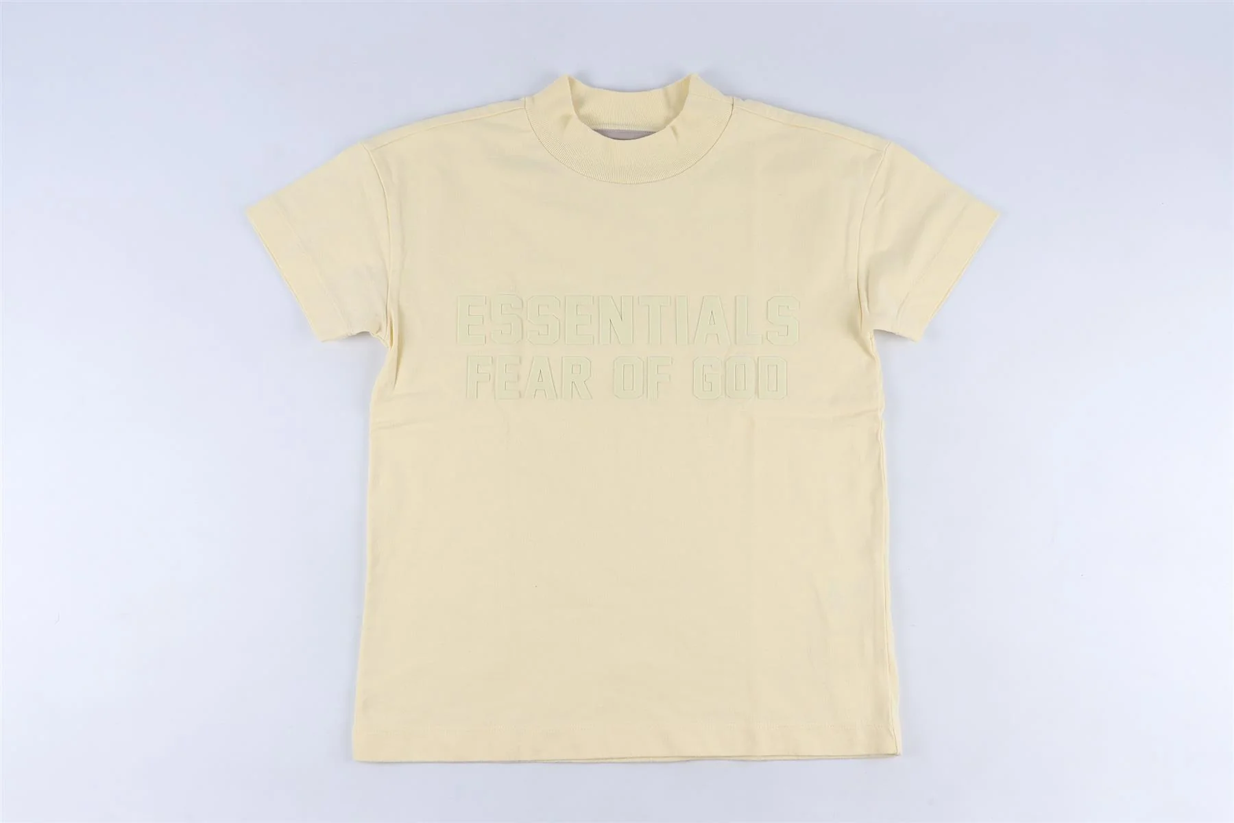 ESSENTIALS YELLOW KIDS BOYS T-SHIRT 6-7 YEARS - Image 2