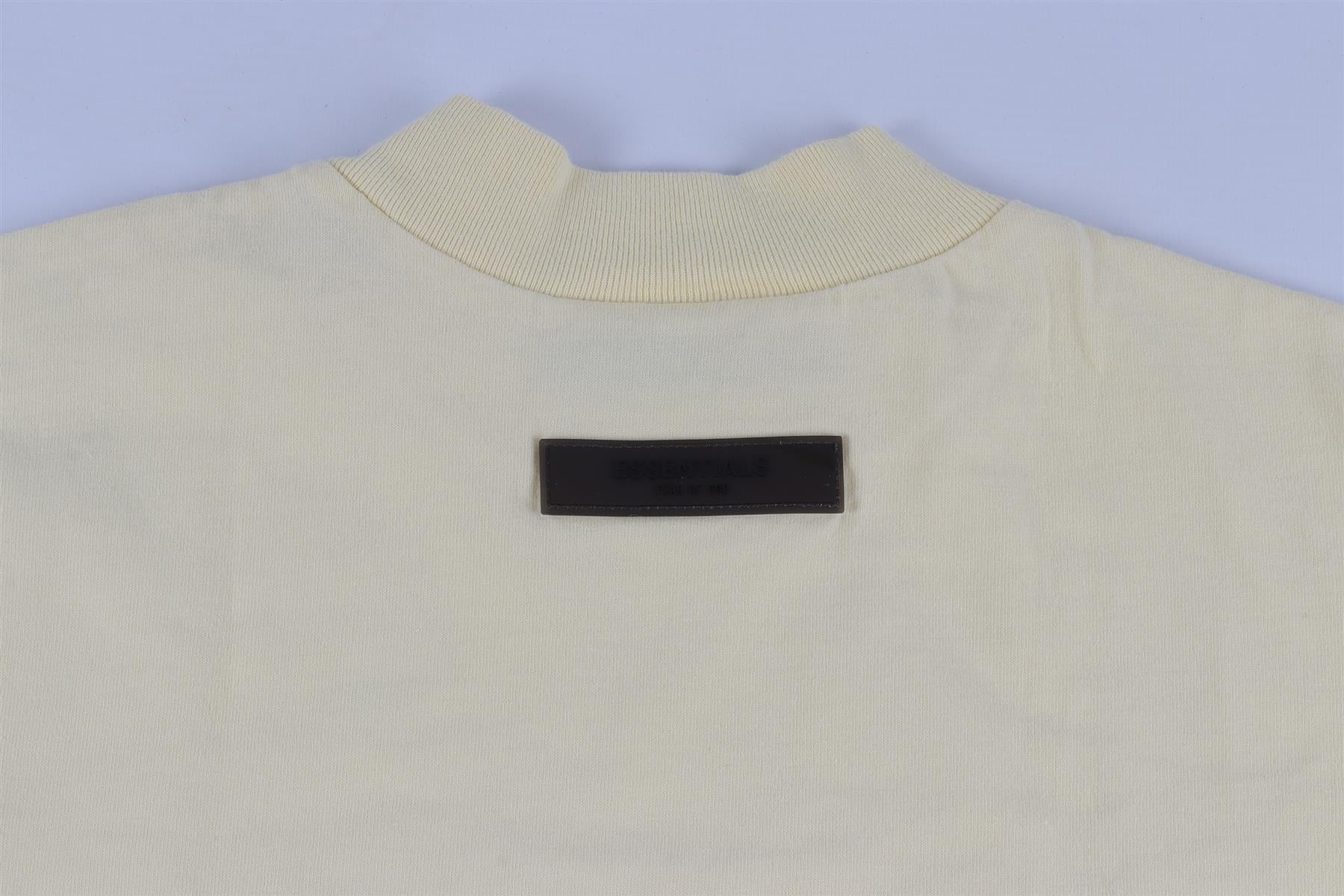 ESSENTIALS YELLOW KIDS BOYS T-SHIRT 6-7 YEARS - Image 5