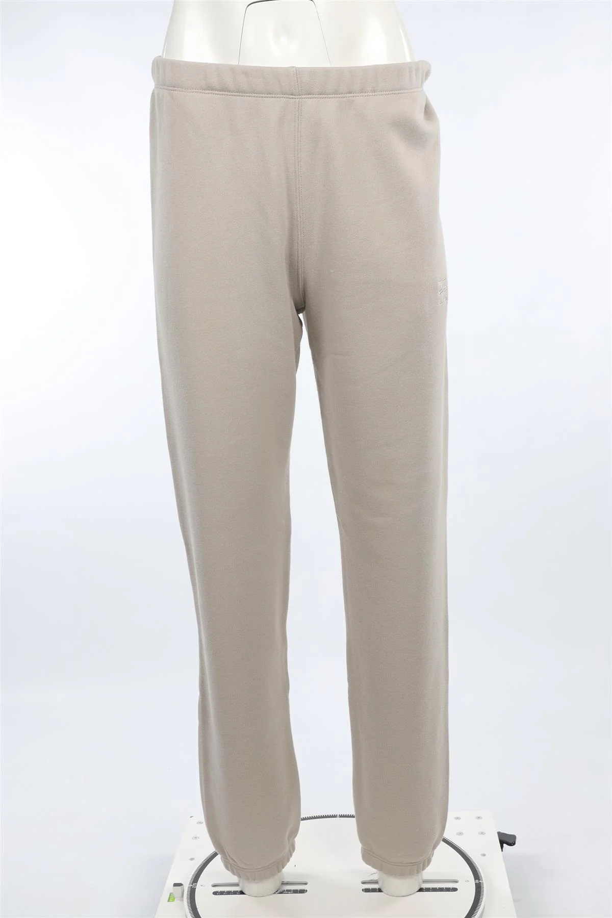 ETERNE BEIGE COTTON TRACK PANTS MEDIUM - Image 2