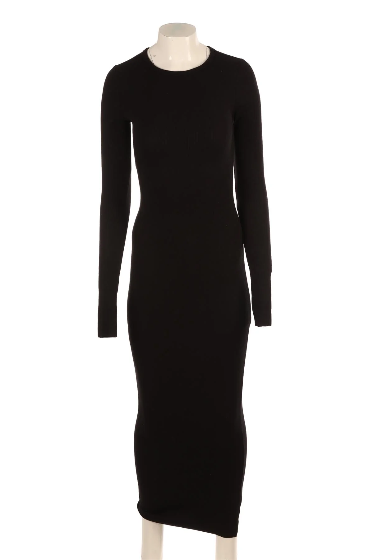 ETERNE BLACK COTTON MAXI DRESS SMALL - Image 2
