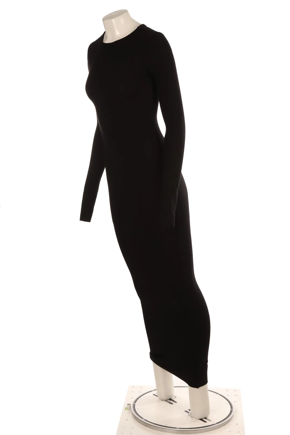 ETERNE BLACK COTTON MAXI DRESS SMALL - Image 3