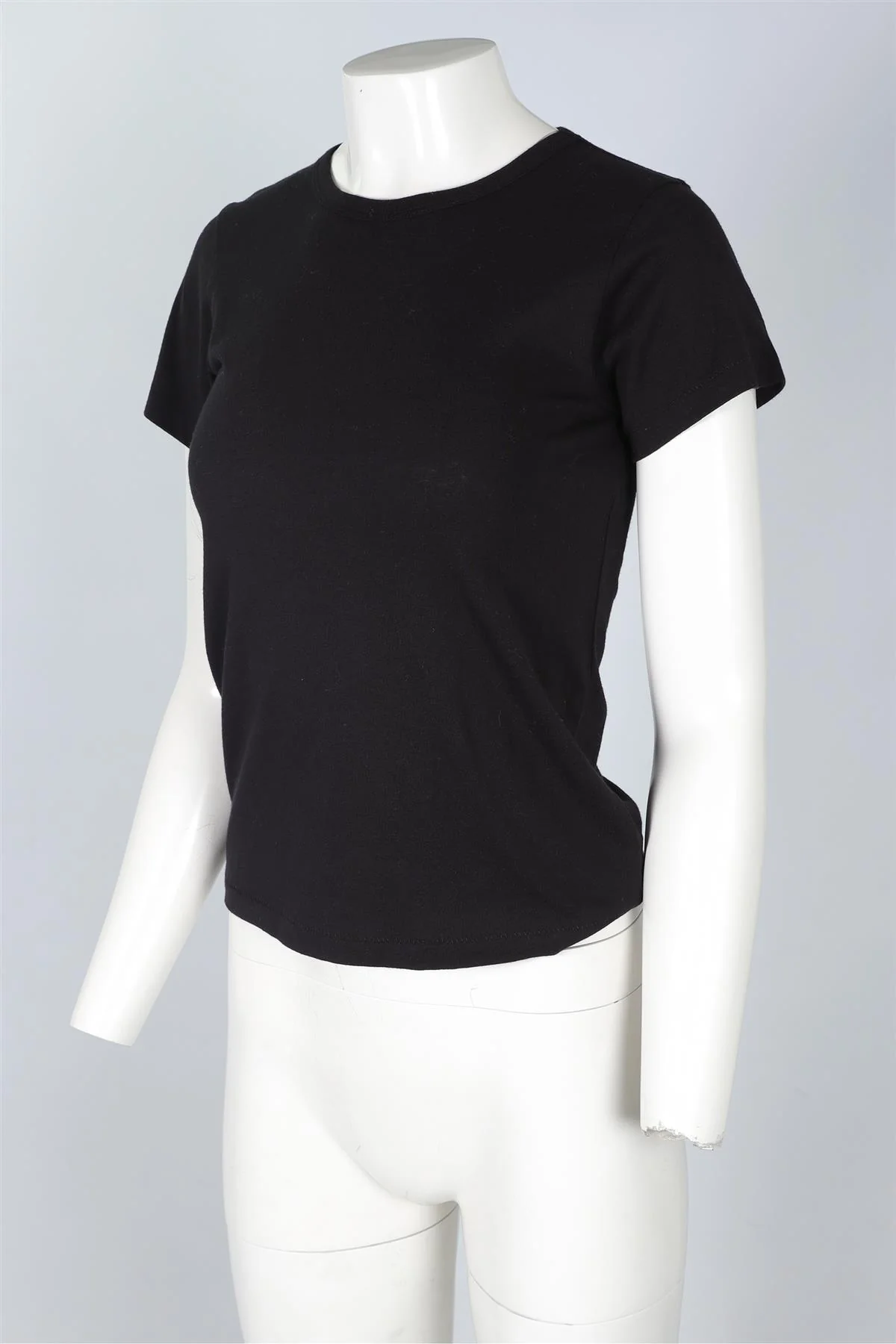 ETERNE BLACK COTTON T-SHIRT MEDIUM - Image 3
