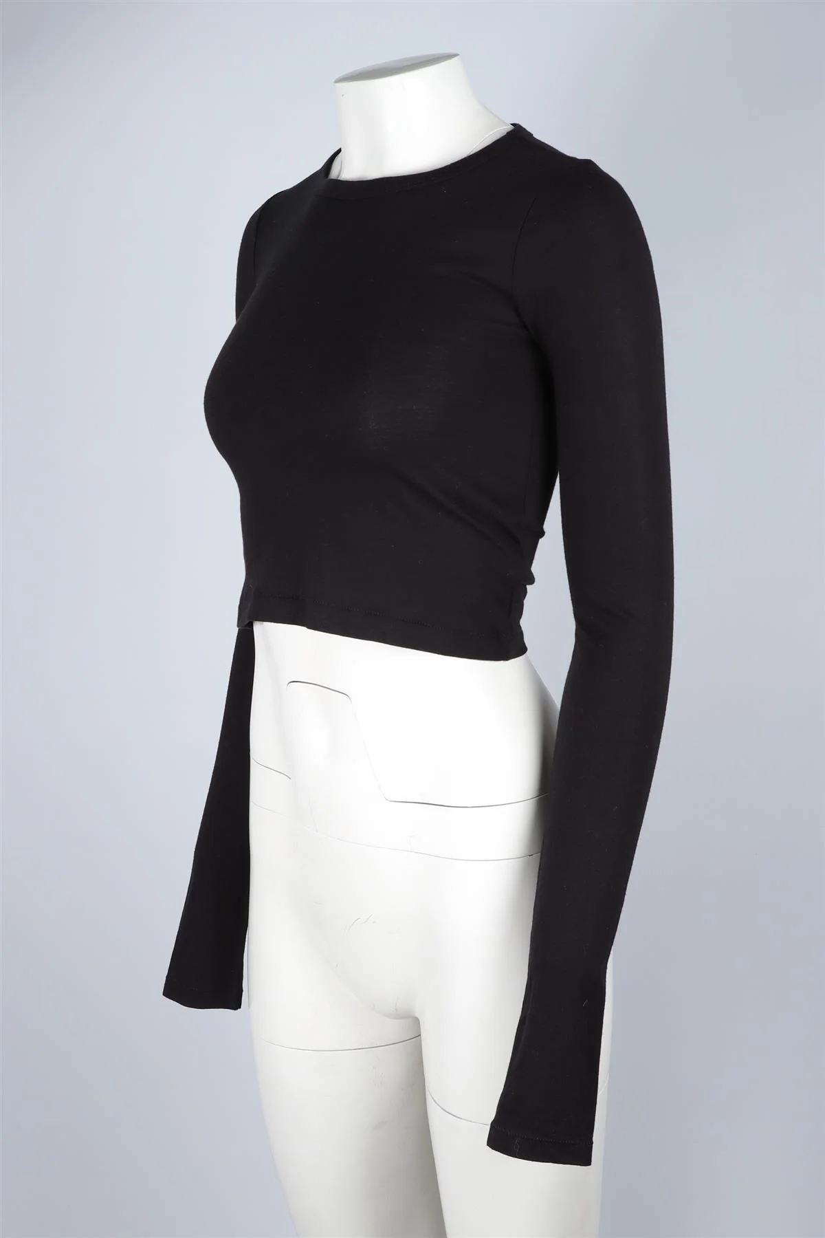 ETERNE BLACK COTTON TOP XSMALL - Image 3
