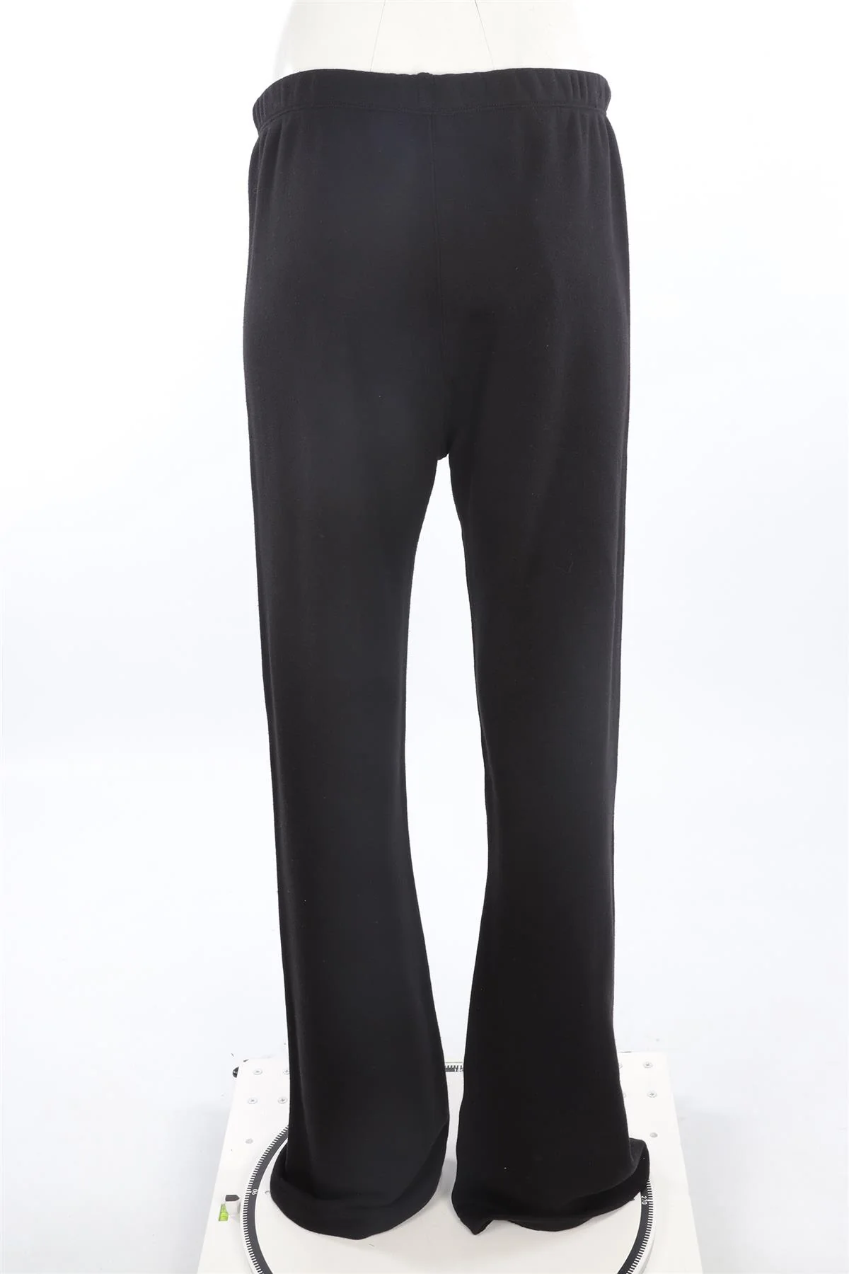ETERNE BLACK COTTON TRACK PANTS MEDIUM - Image 4