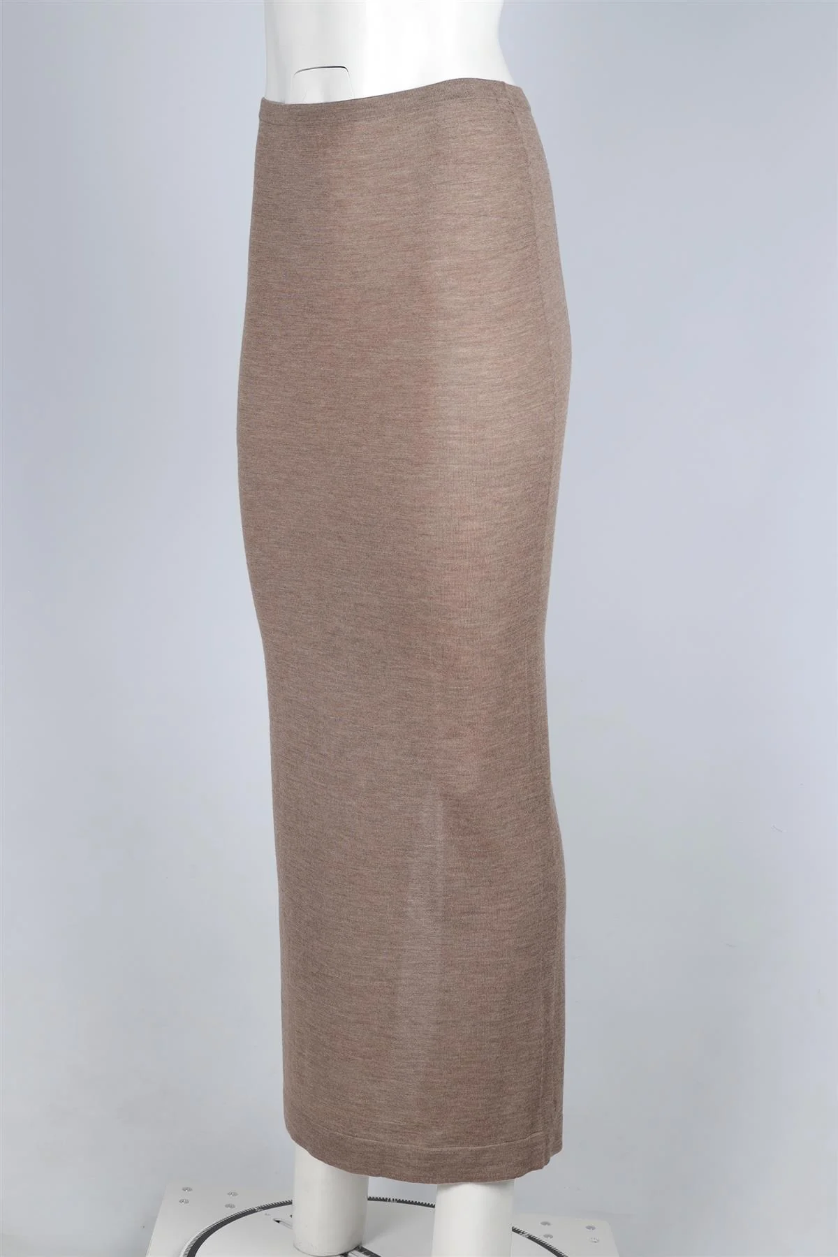 ETERNE BROWN CASHMERE MAXI SKIRT XSMALL/SMALL - Image 3