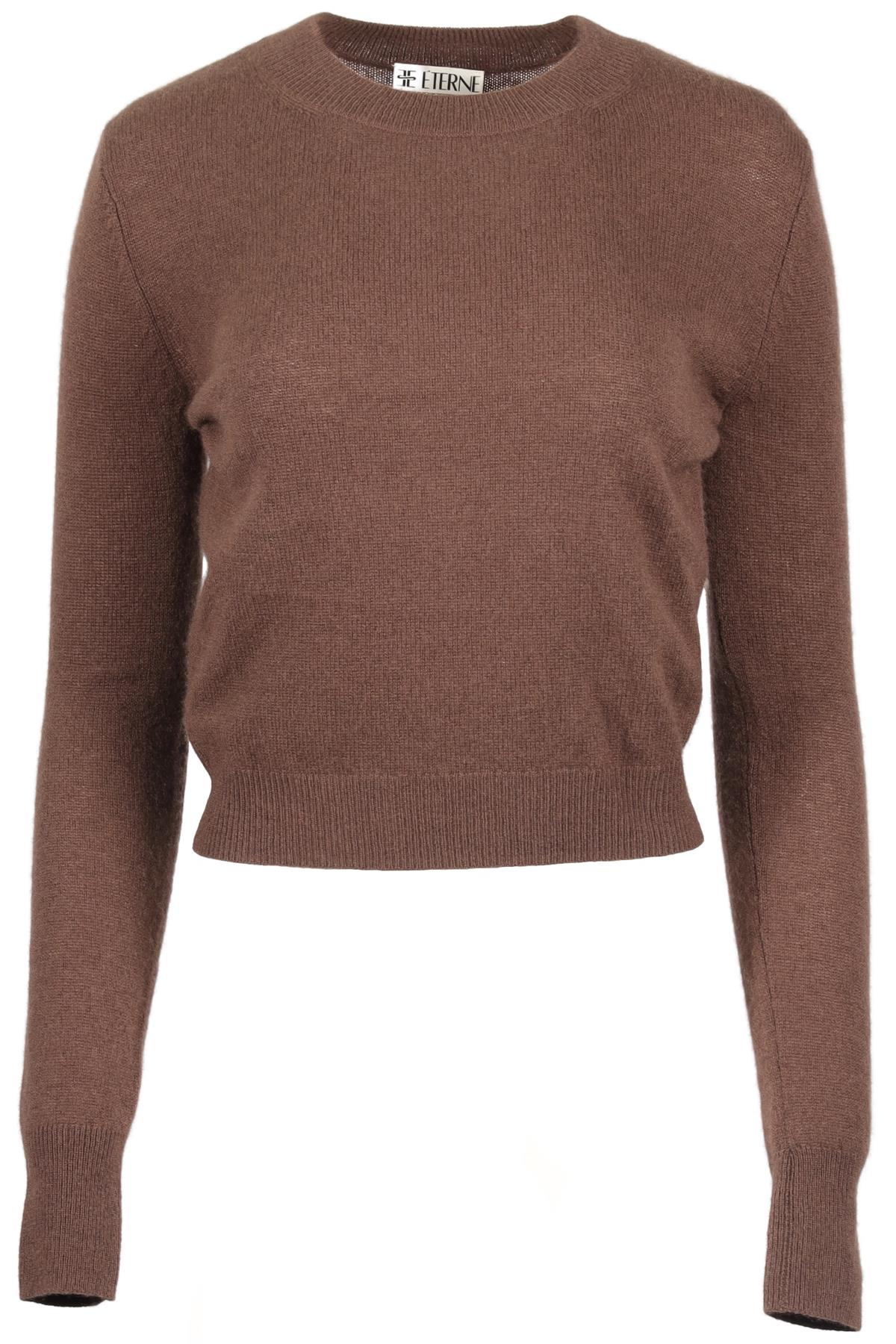 ÉTERNE BROWN CASHMERE SWEATER XSMALL-SMALL - Image 5