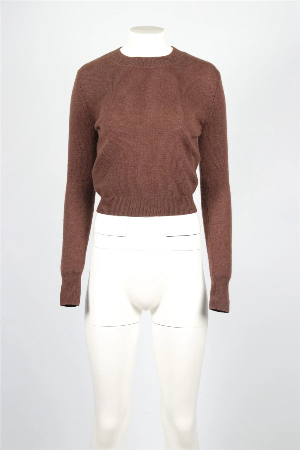 ÉTERNE BROWN CASHMERE SWEATER XSMALL-SMALL - Image 6