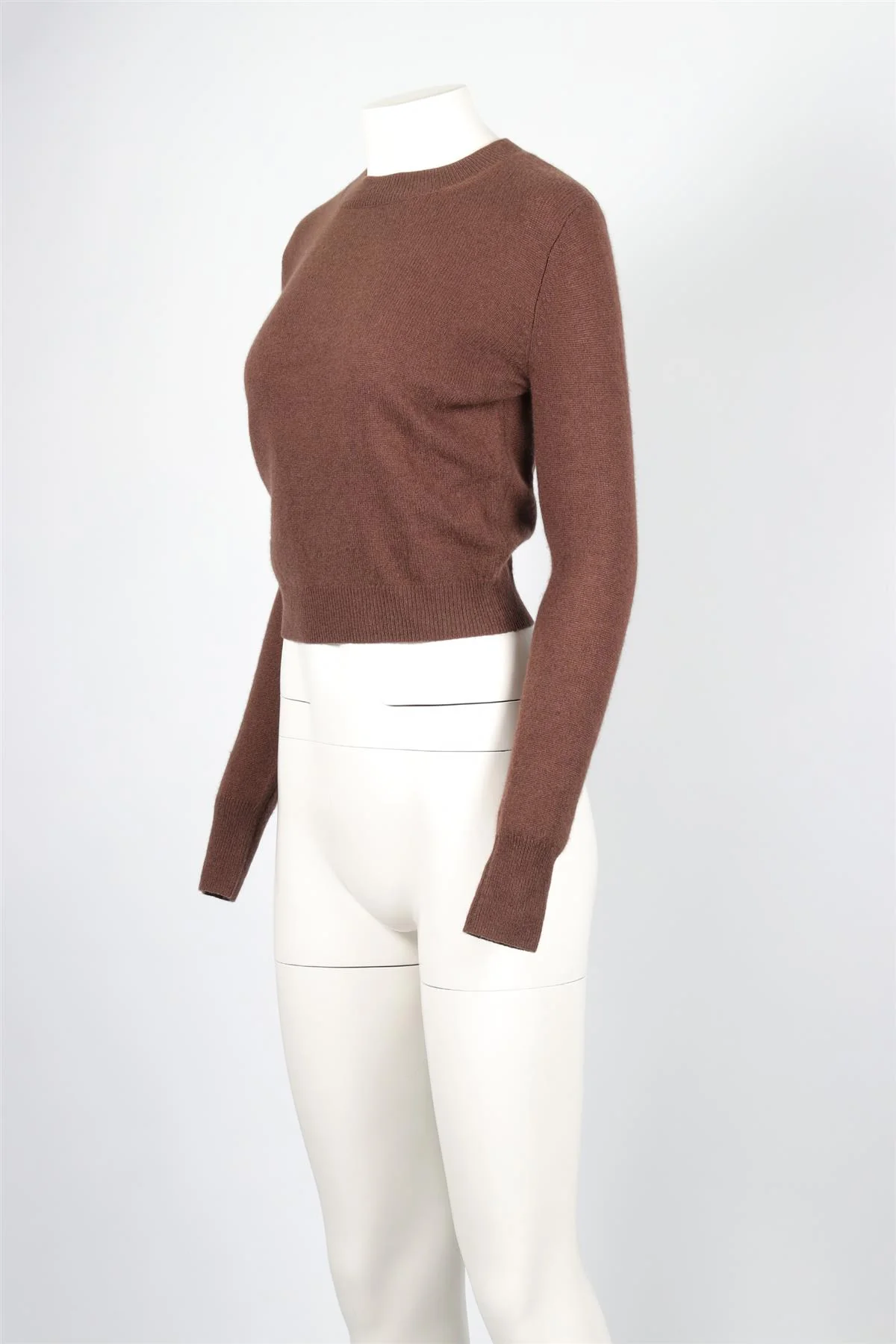 ÉTERNE BROWN CASHMERE SWEATER XSMALL-SMALL - Image 7