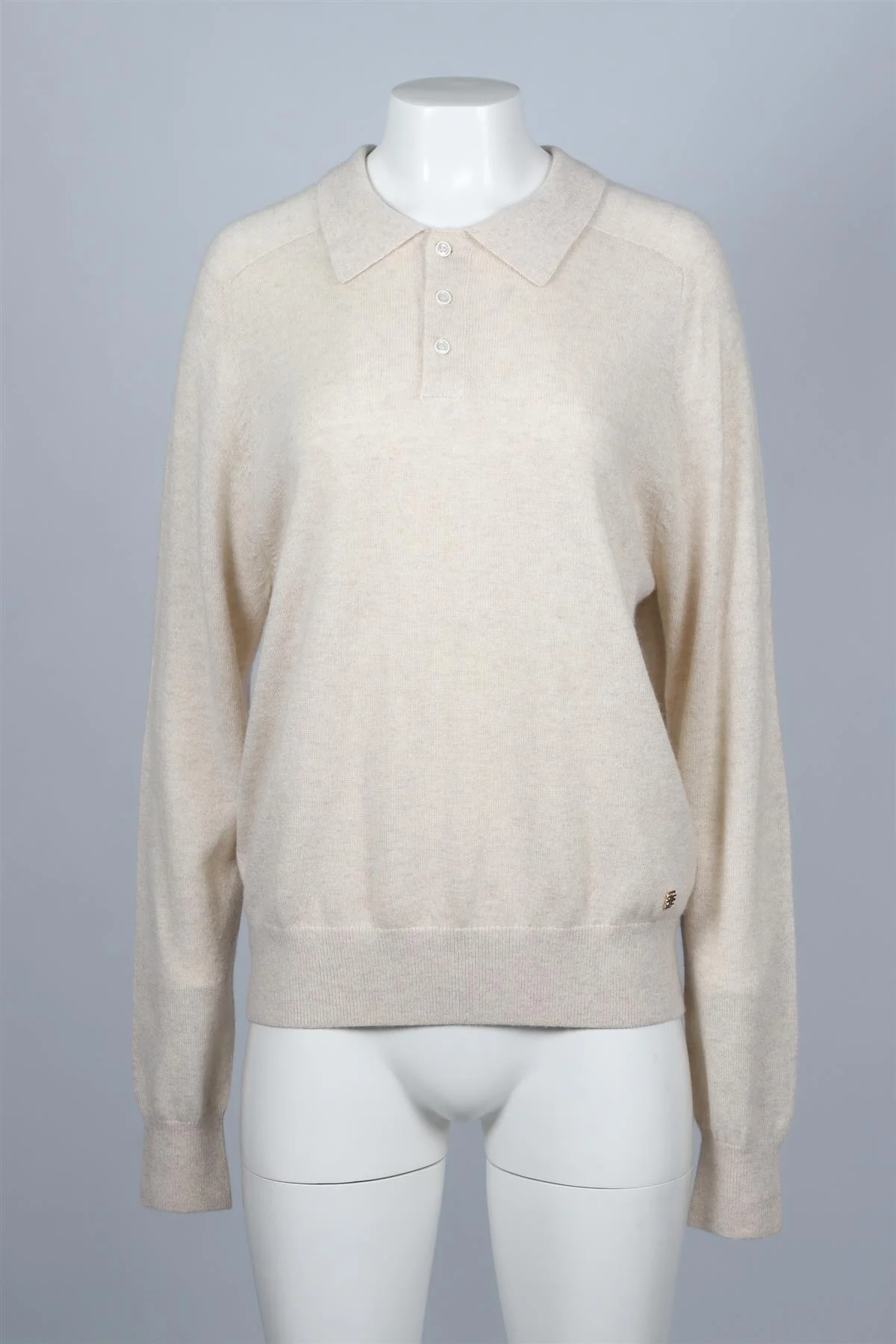 ÉTERNE CREAM CASHMERE SWEATER XSMALL-SMALL - Image 2