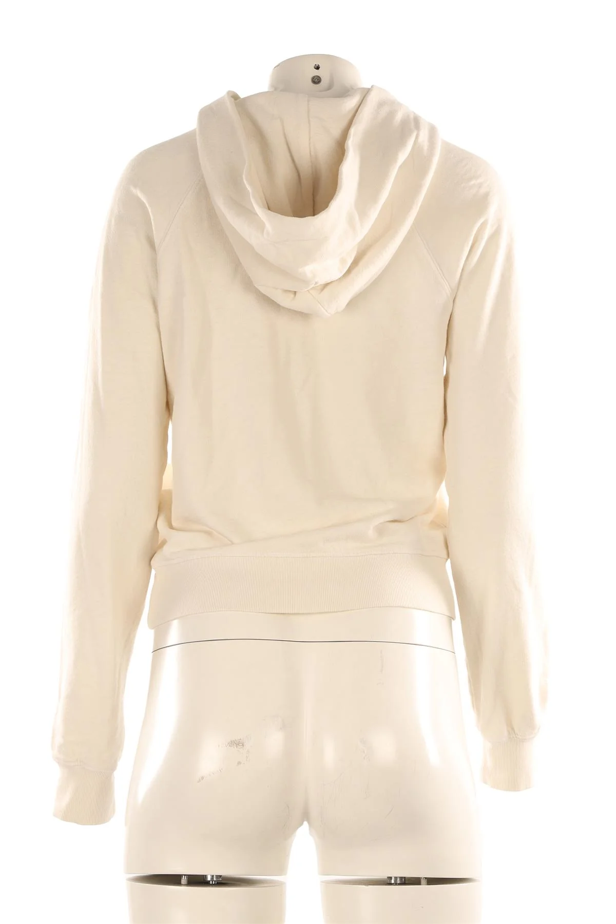 ETERNE ECRU COTTON HOODIE SMALL - Image 4