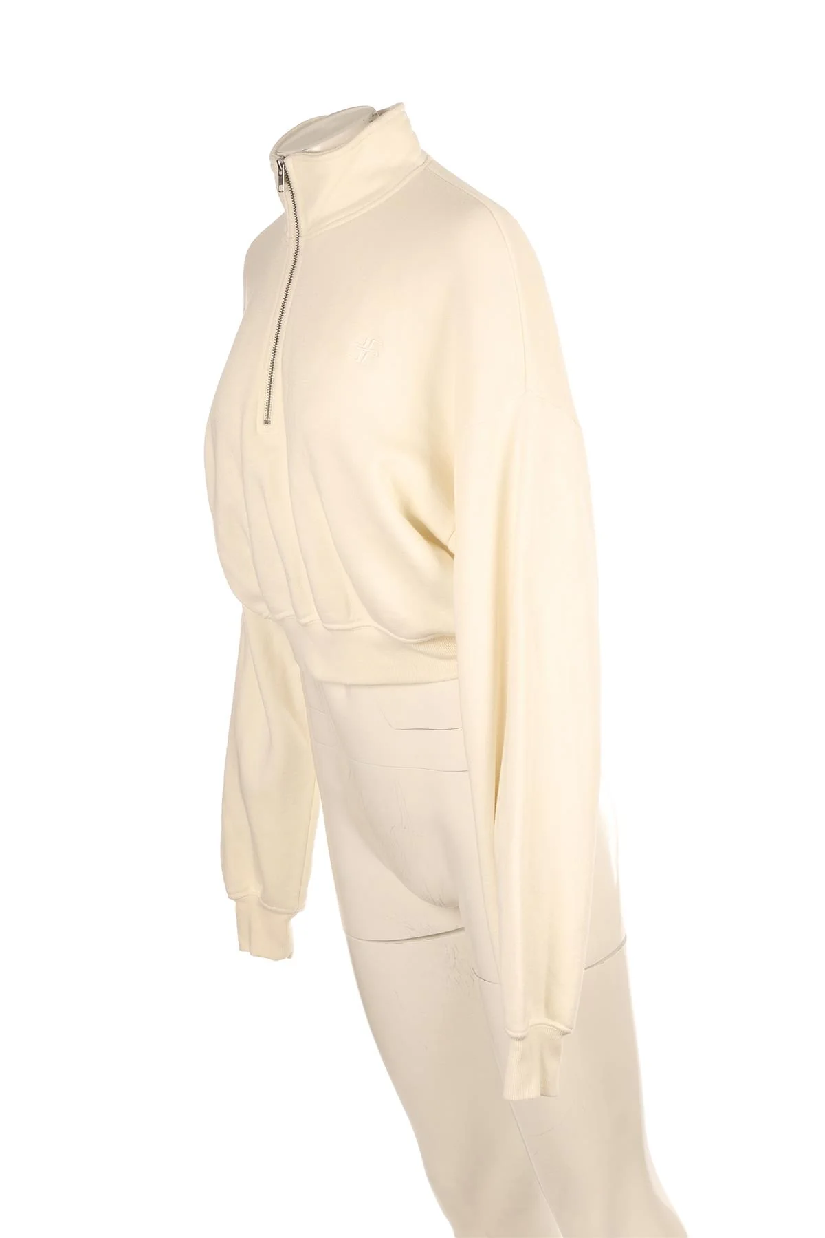 ETERNE ECRU COTTON SWEATSHIRT SMALL - Image 3