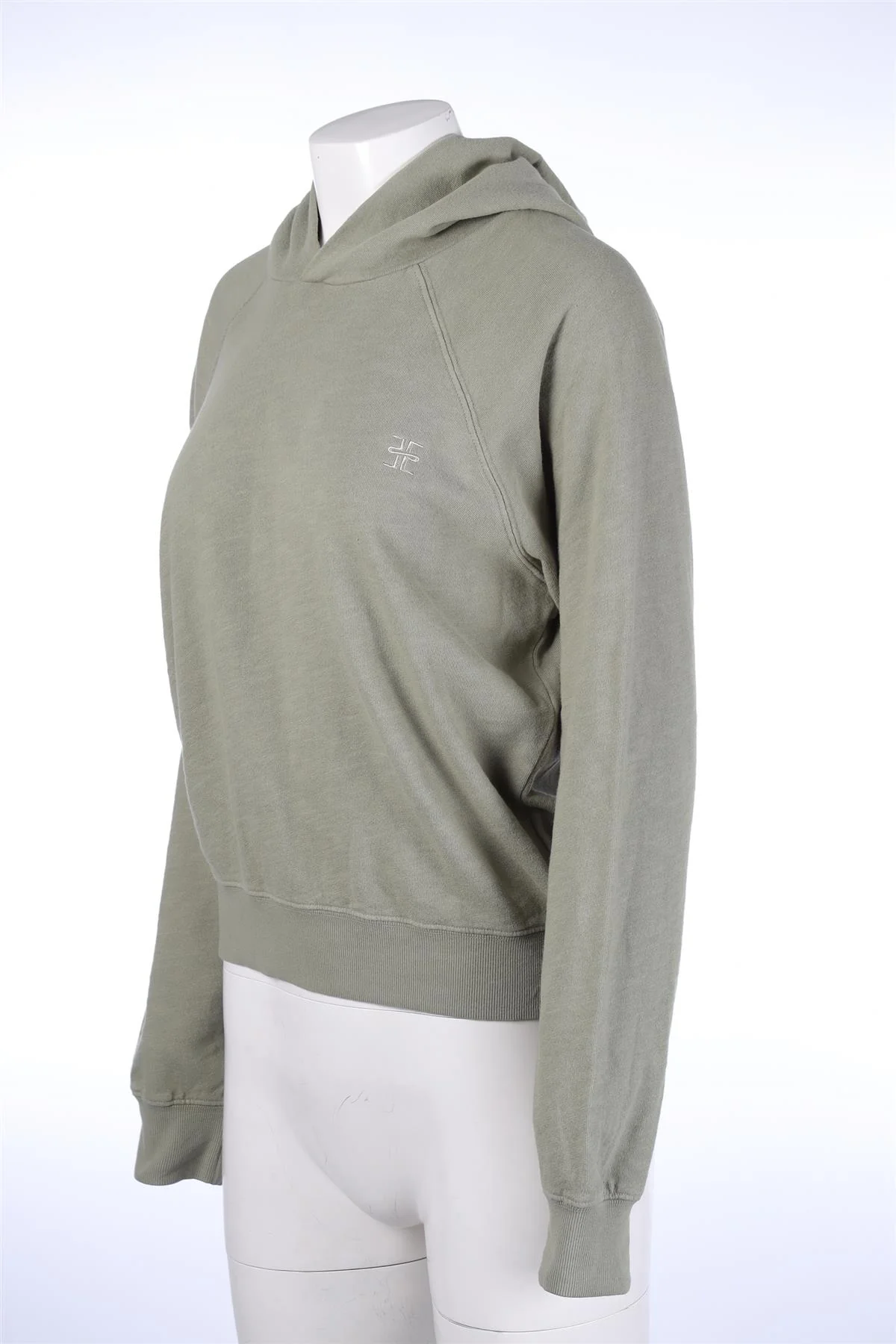 ETERNE GREEN COTTON HOODIE LARGE - Image 3