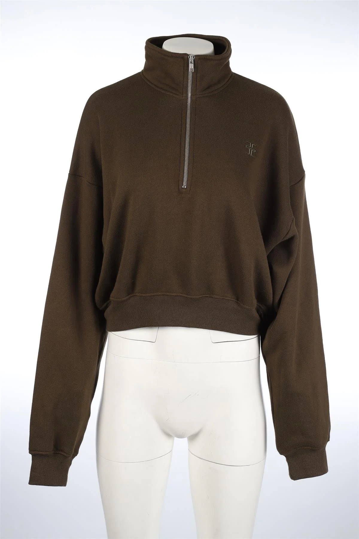 ETERNE GREEN COTTON SWEATSHIRT LARGE - Image 2