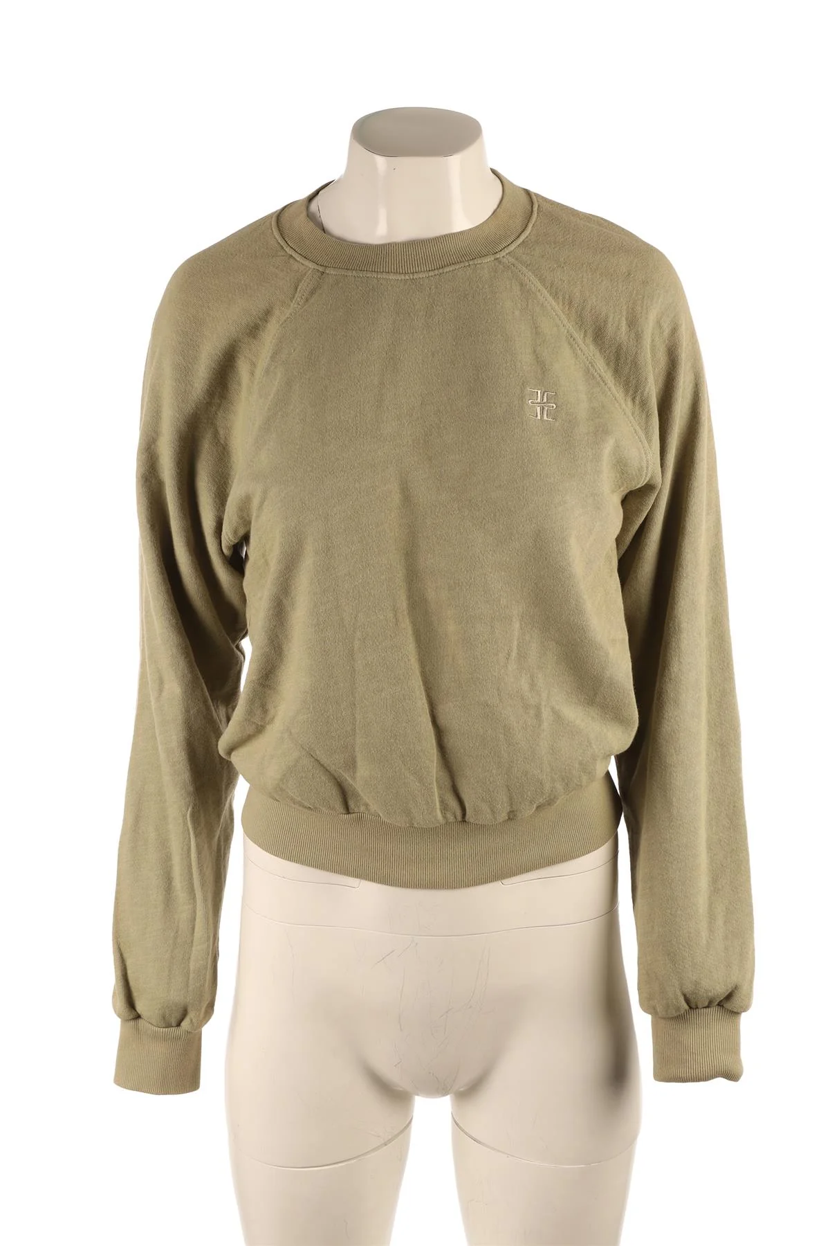 ETERNE GREEN COTTON SWEATSHIRT SMALL - Image 2