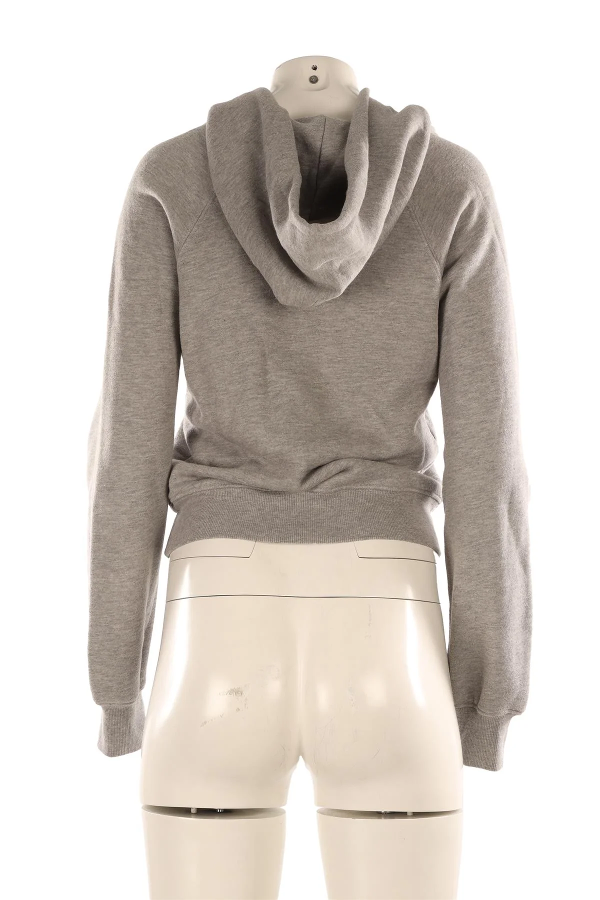 ETERNE GREY COTTON HOODIE SMALL - Image 4