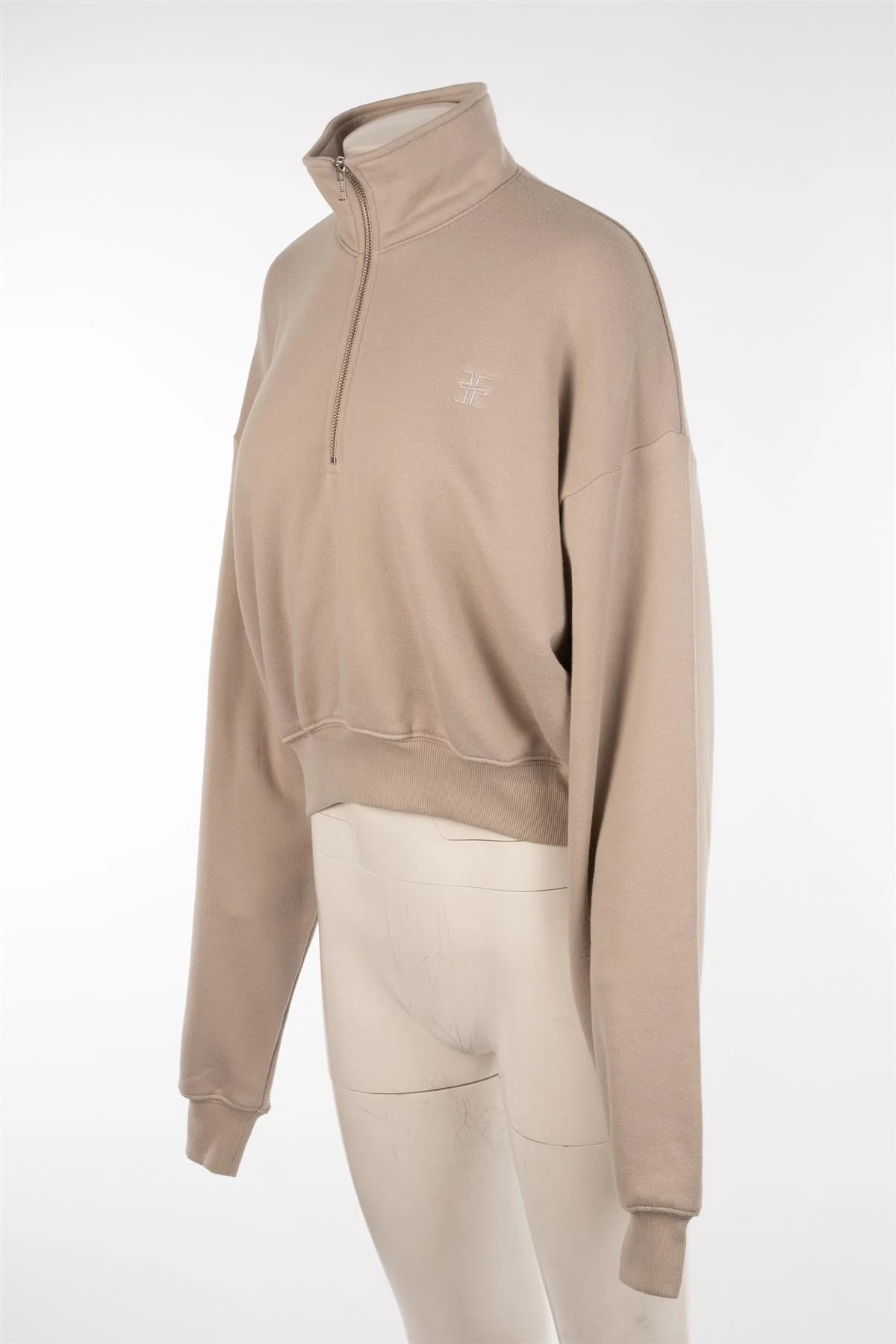 ETERNE GREY COTTON SWEATSHIRT LARGE - Image 3