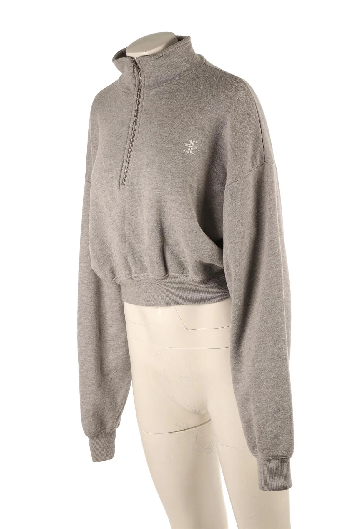 ETERNE GREY COTTON SWEATSHIRT SMALL - Image 3