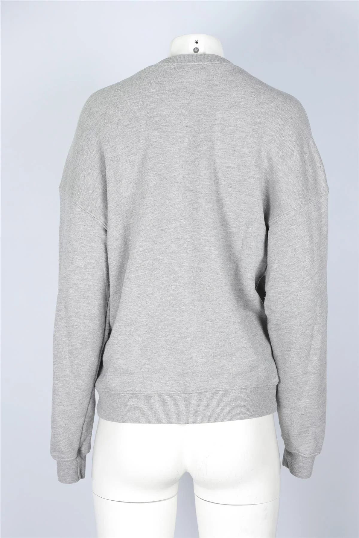 ETERNE GREY COTTON SWEATSHIRT XSMALL - Image 4