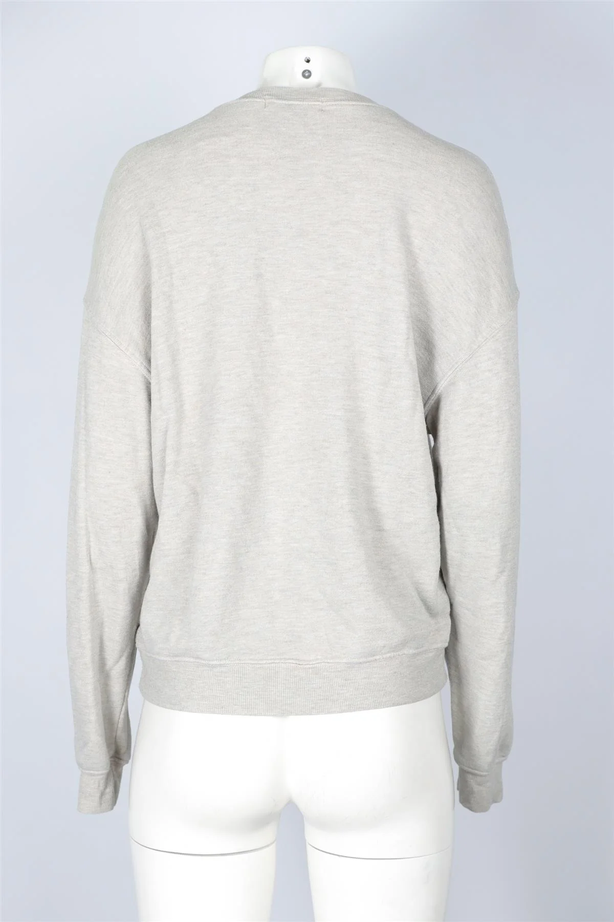 ETERNE GREY COTTON SWEATSHIRT XSMALL - Image 4