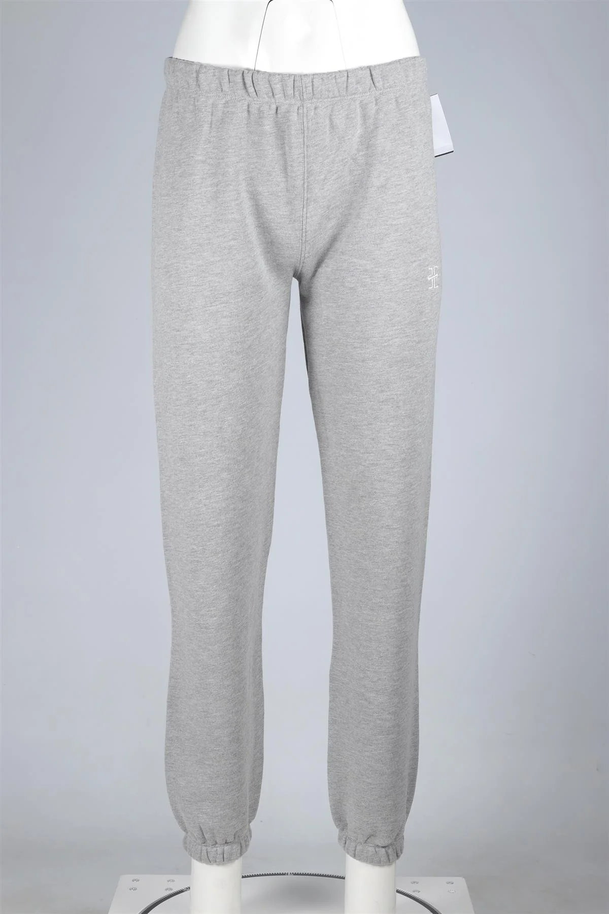 ETERNE GREY COTTON TRACK PANTS SMALL - Image 2