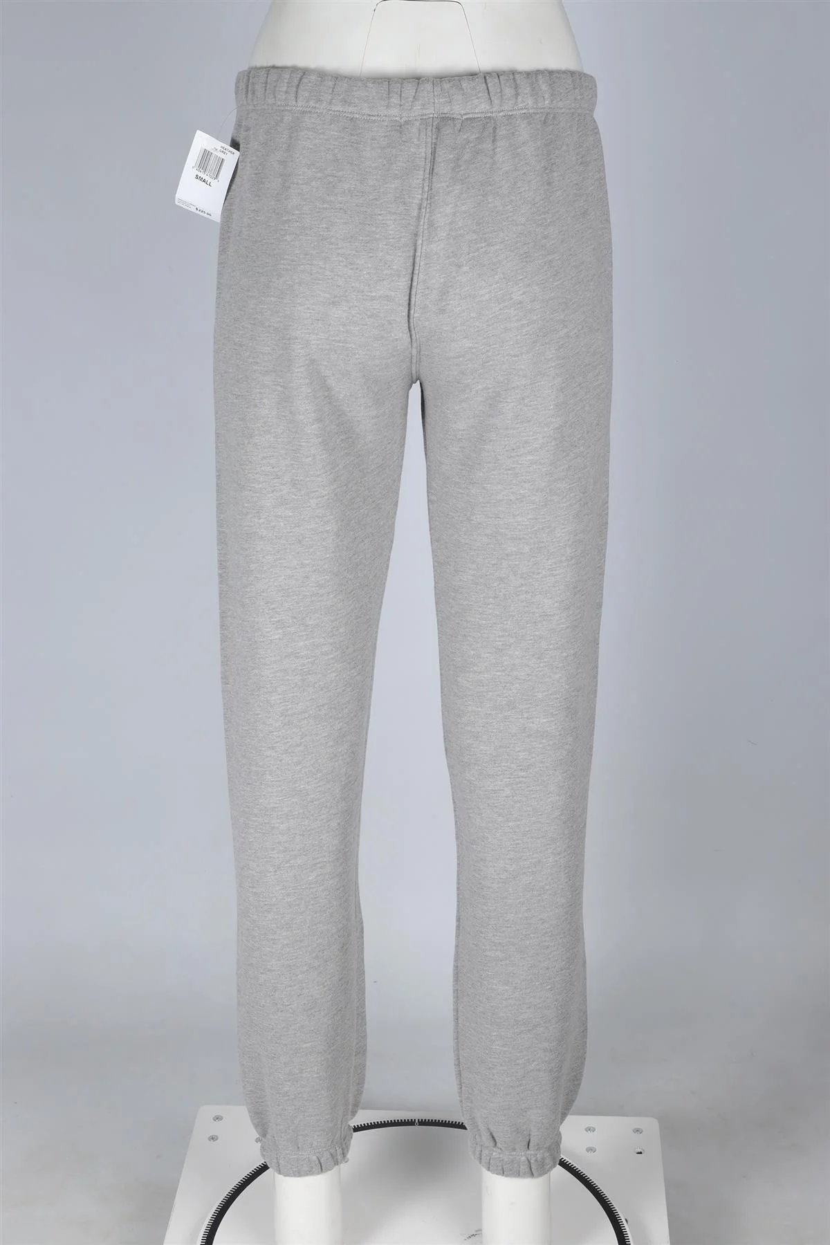 ETERNE GREY COTTON TRACK PANTS SMALL - Image 4