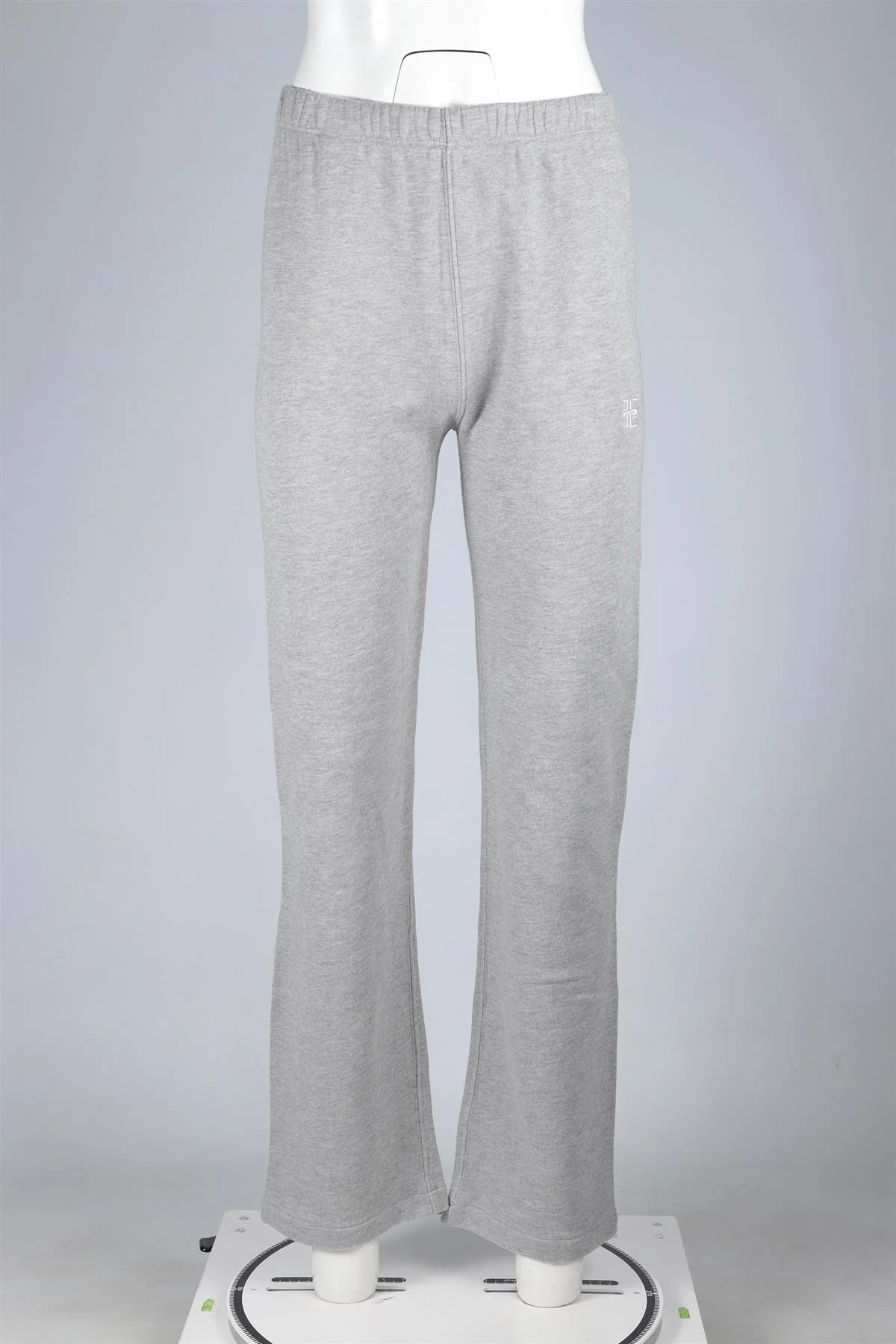 ETERNE GREY COTTON TRACK PANTS SMALL - Image 2