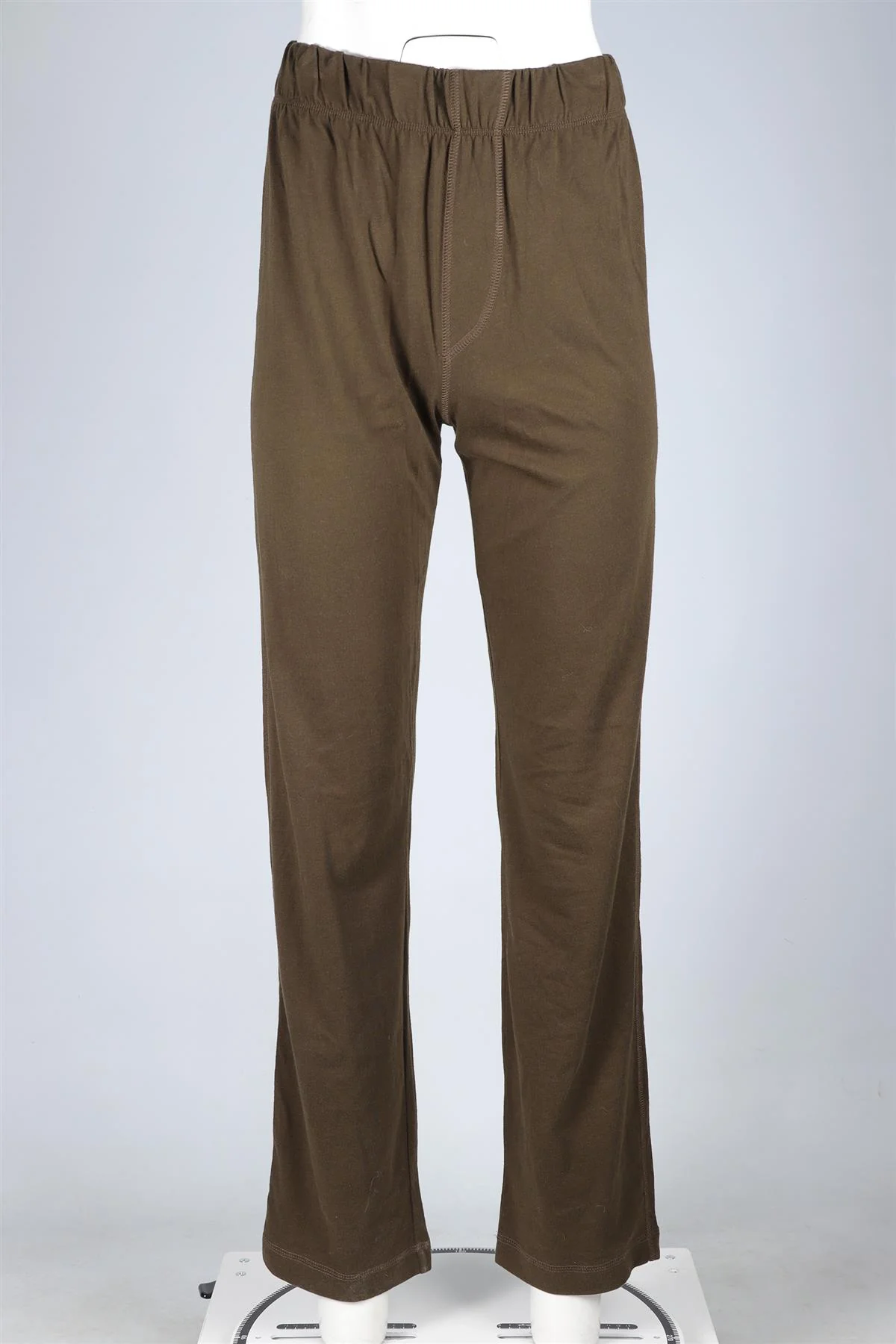 ETERNE KHAKI COTTON TRACK PANTS XSMALL - Image 2